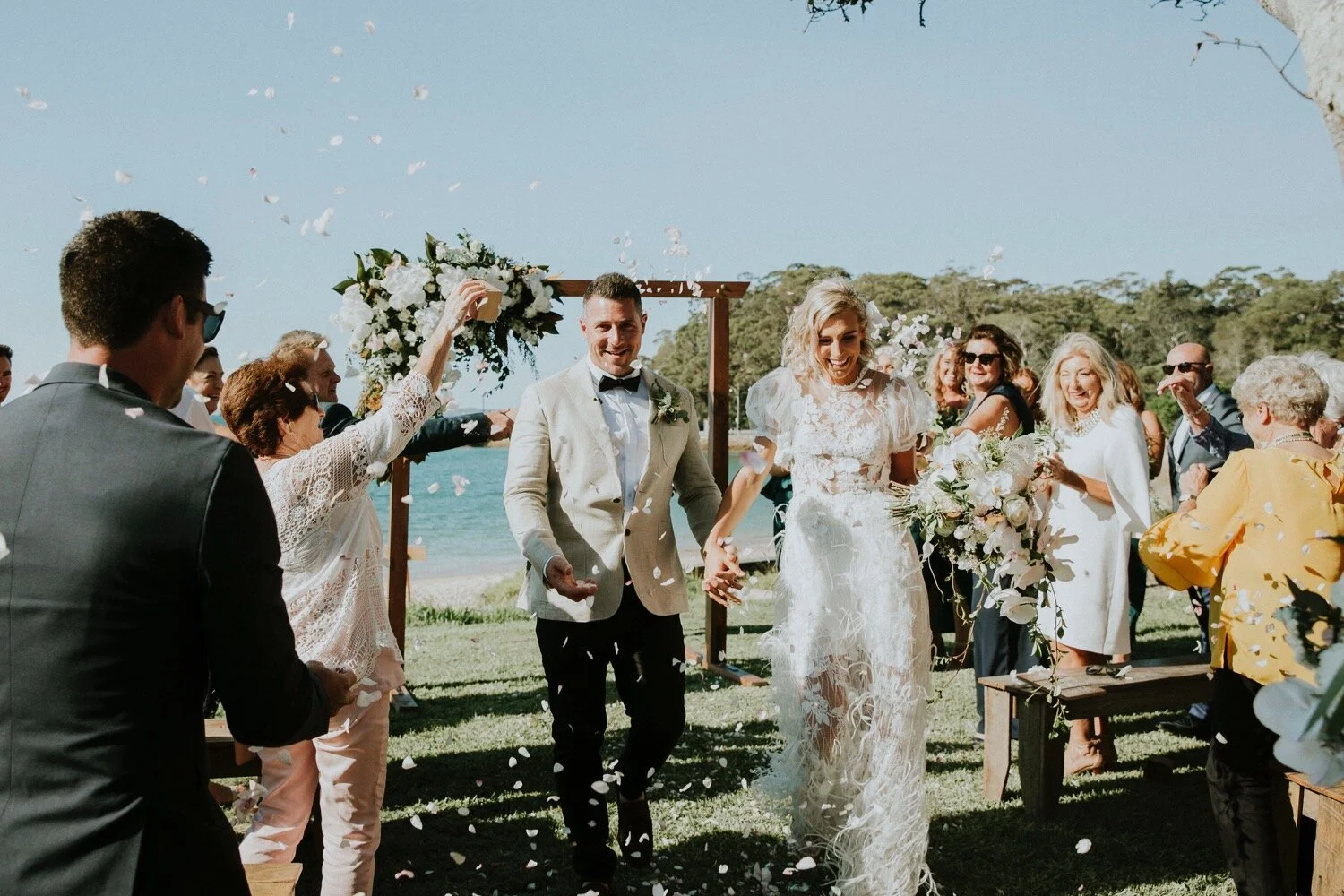 Rustic timber benches available for hire in Sydney and NSW, ideal for weddings, corporate events, and private functions.