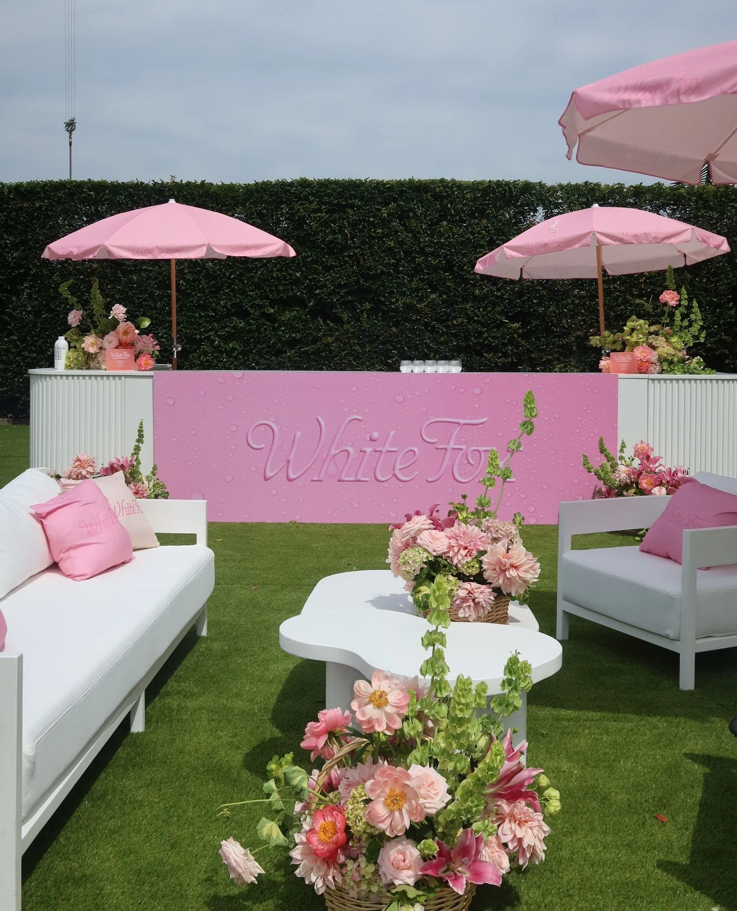 Such a great day out at Vaucluse for the recent @whitefox event 🩷⁠
⁠
We supplied the furniture across the space with clean lines, fresh tones, and pieces that worked seamlessly with their aesthetic and branding. ⁠
⁠
Always a pleasure supporting bran