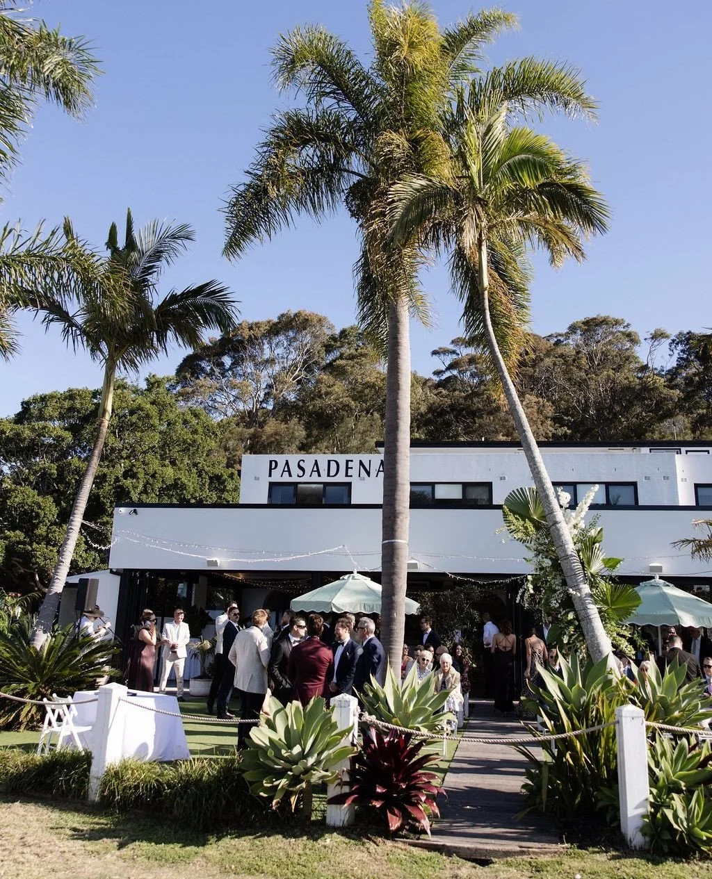 Can you peek our Sage Green Scalloped Umbrellas?⁠
⁠
Soft, subtle, and perfectly suited to the waterfront setting @pasadena ✨️⁠
⁠
 Just the right hint of colour to lift the space without taking over.⁠
⁠
Captured beautifully by @zacmrak⁠
⁠
#HYREEvents 