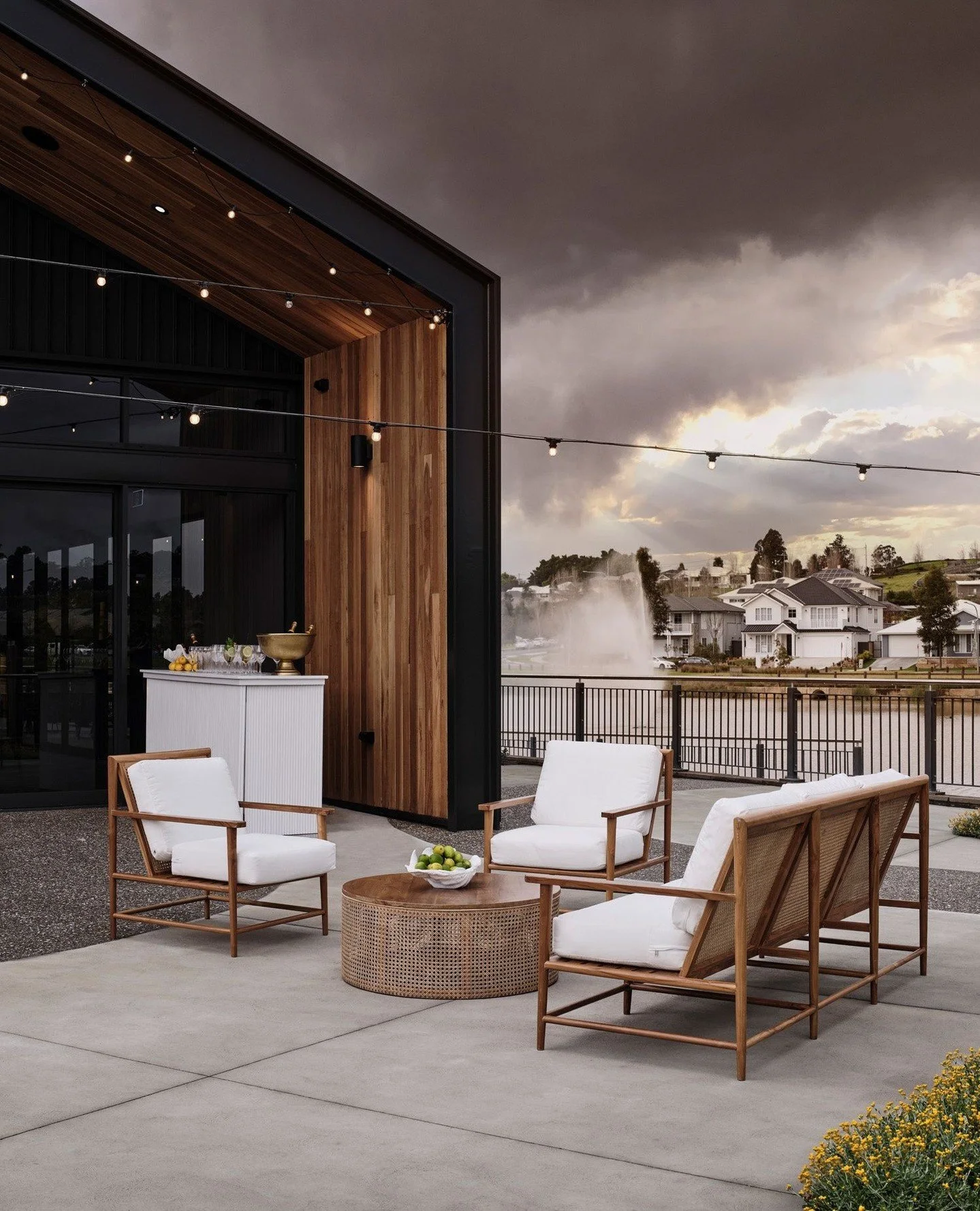 Classic, clean, and versatile &mdash; our Chelsea Lounge Set pairs rattan with timber lines and crisp white cushions. ⁠
⁠
Perfect for creating inviting lounge areas that feel polished yet approachable 🤝⁠
⁠
#HYREEvents #ChelseaLoungeSet #LoungeHireSy