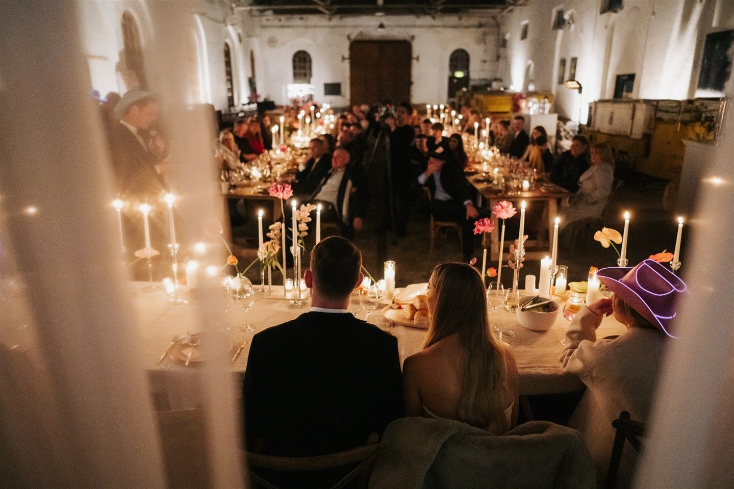 Candlelight, layered textures, and a space designed for connection. A reception setting that feels calm, intimate, and ready to be enjoyed 🕯️⁠
⁠
#HYREEvents #SydneyWeddings #SydneyWeddingHire #WeddingReceptionSydney #WeddingStylingSydney #EventFurni