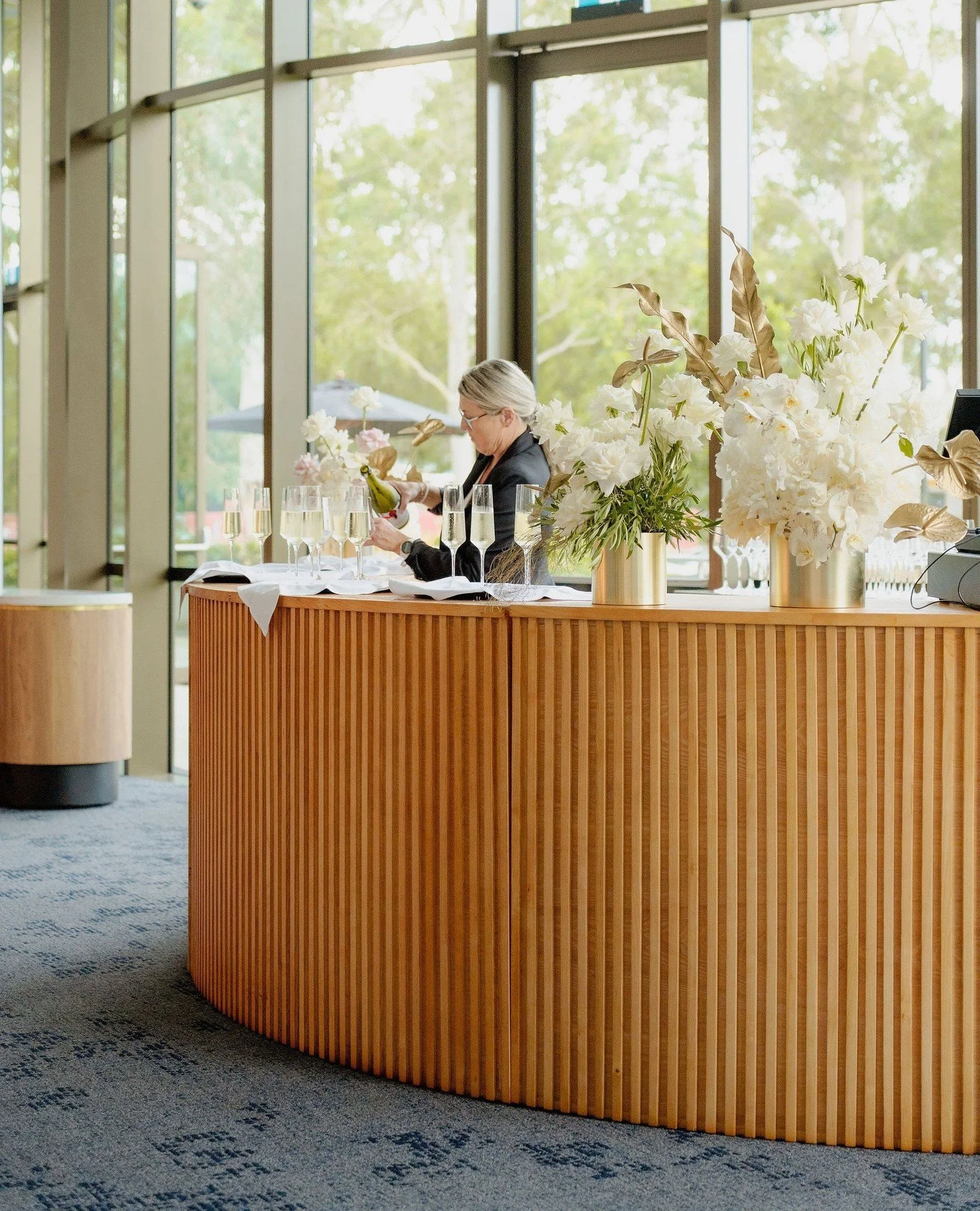 Our Circular Bar - the centrepiece your event deserves ⭕️⁠
⁠
#eventfurniturehiresydney #sydneyeventhire #sydneyevents #eventhire #corporateeventsydney #weddinghiresydney #hyreevents