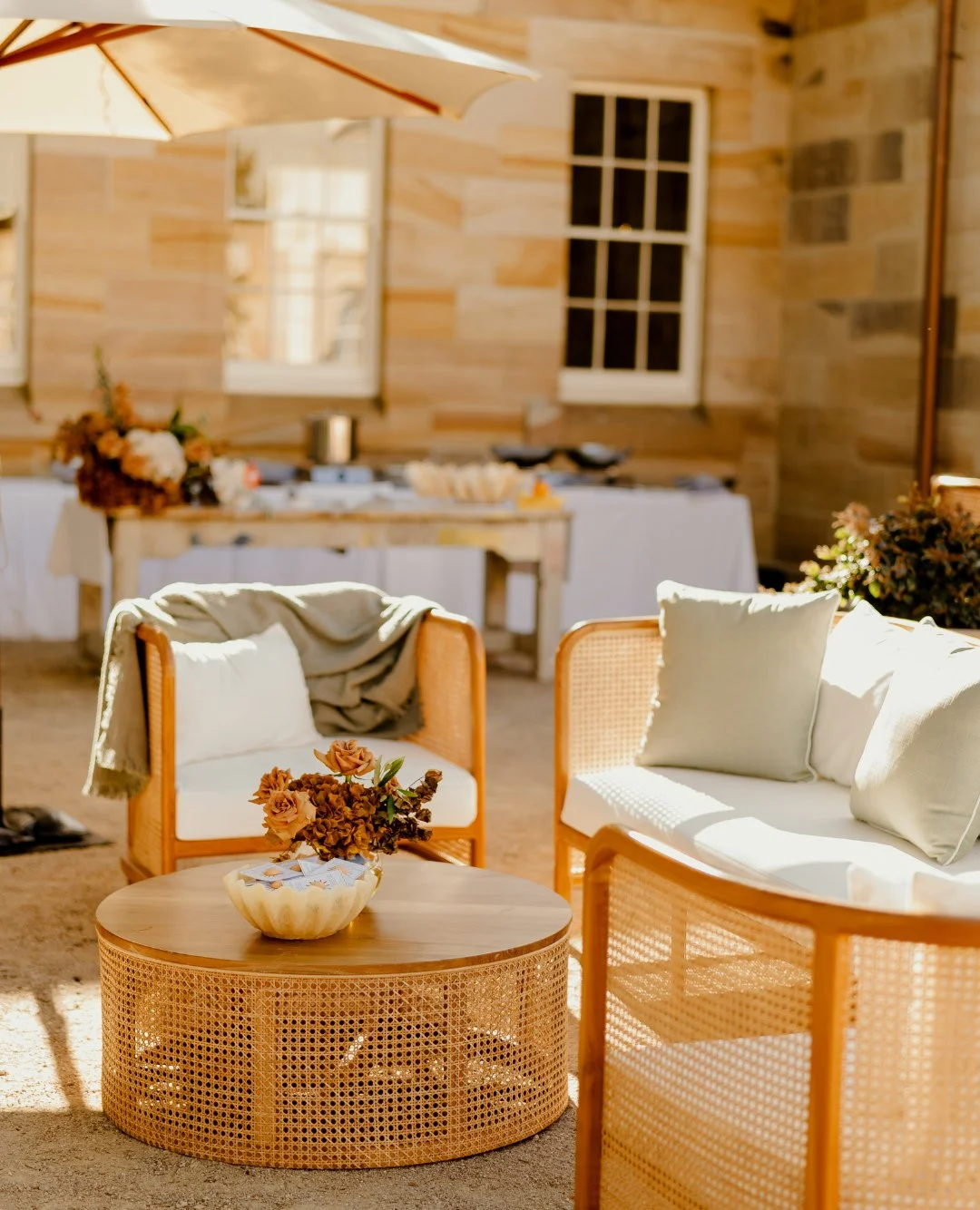 Golden hour, good company &amp; a setup that speaks for⁠
itself ⁠
⁠
#eventfurniturehiresydney #sydneyeventhire #sydneyevents #luxuryevents #cocktail #gardenparty #elevatedevents #eventhire #hyreevents #goldernhour⁠