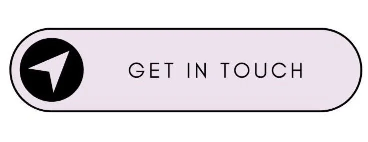 Button with a black arrow icon and the text 'Get in Touch' on a light purple background