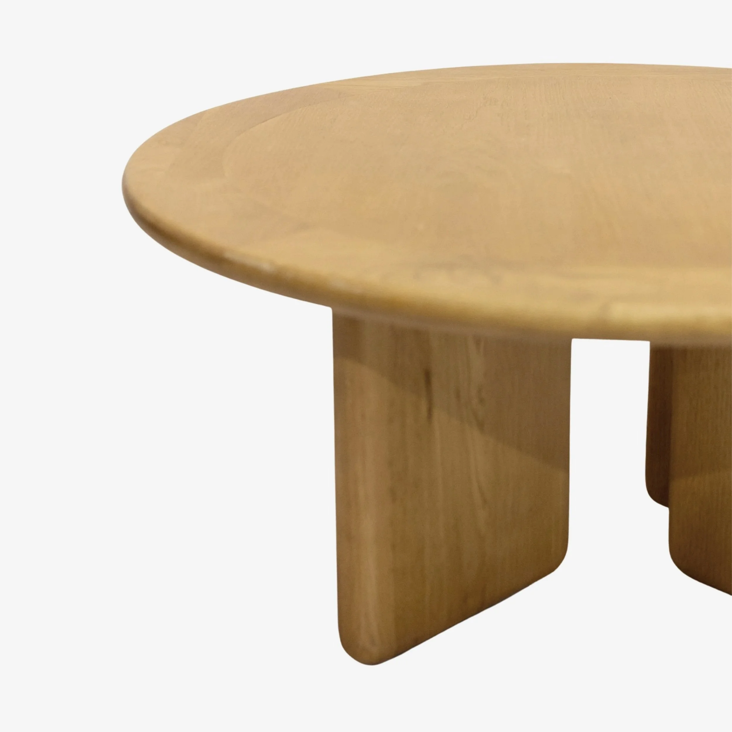 Neutral natural oak coffee table available for hire in Sydney and NSW, suitable for weddings, corporate events, and private functions.
