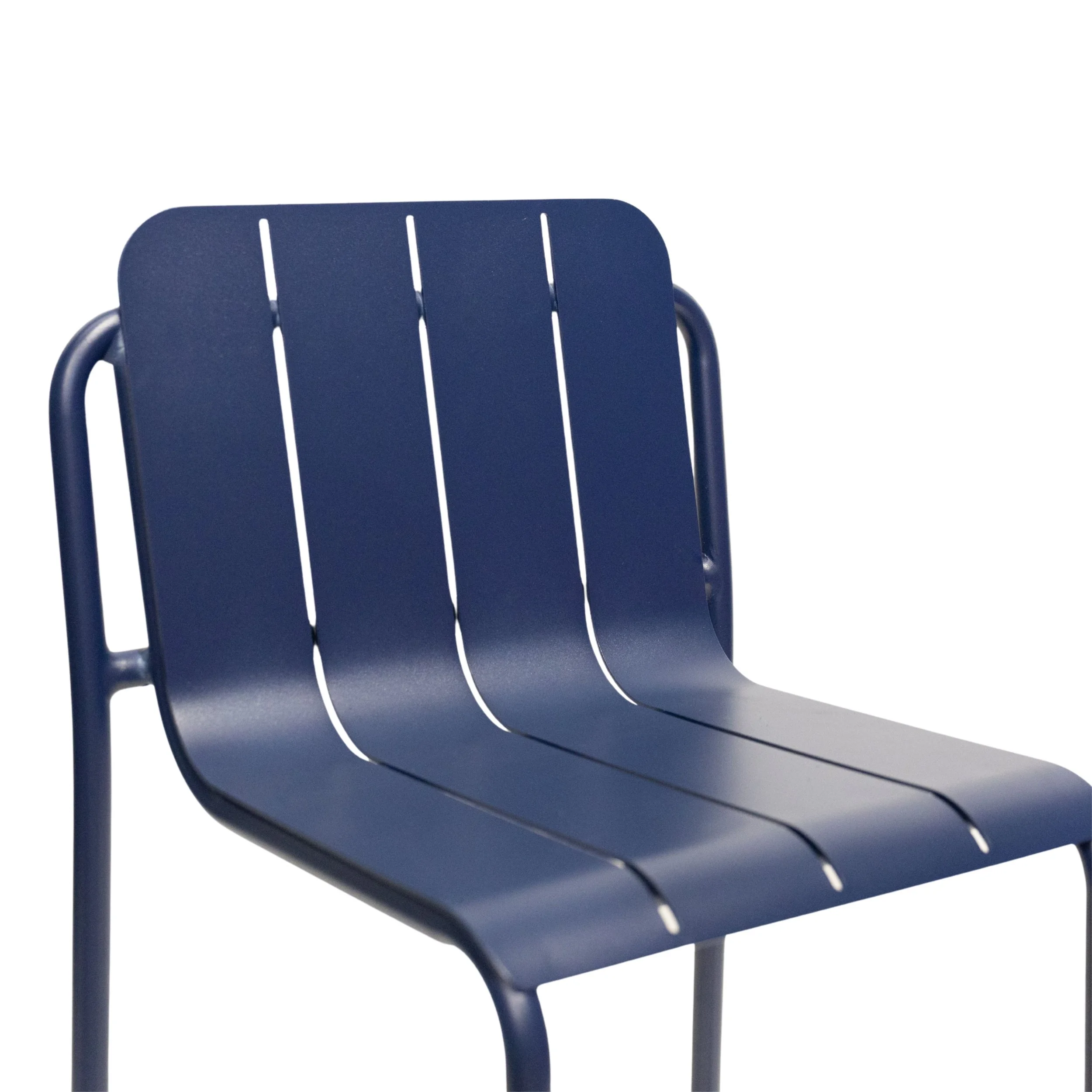 Navy blue barstools available for hire in Sydney and NSW, ideal for weddings, corporate events, and private functions.