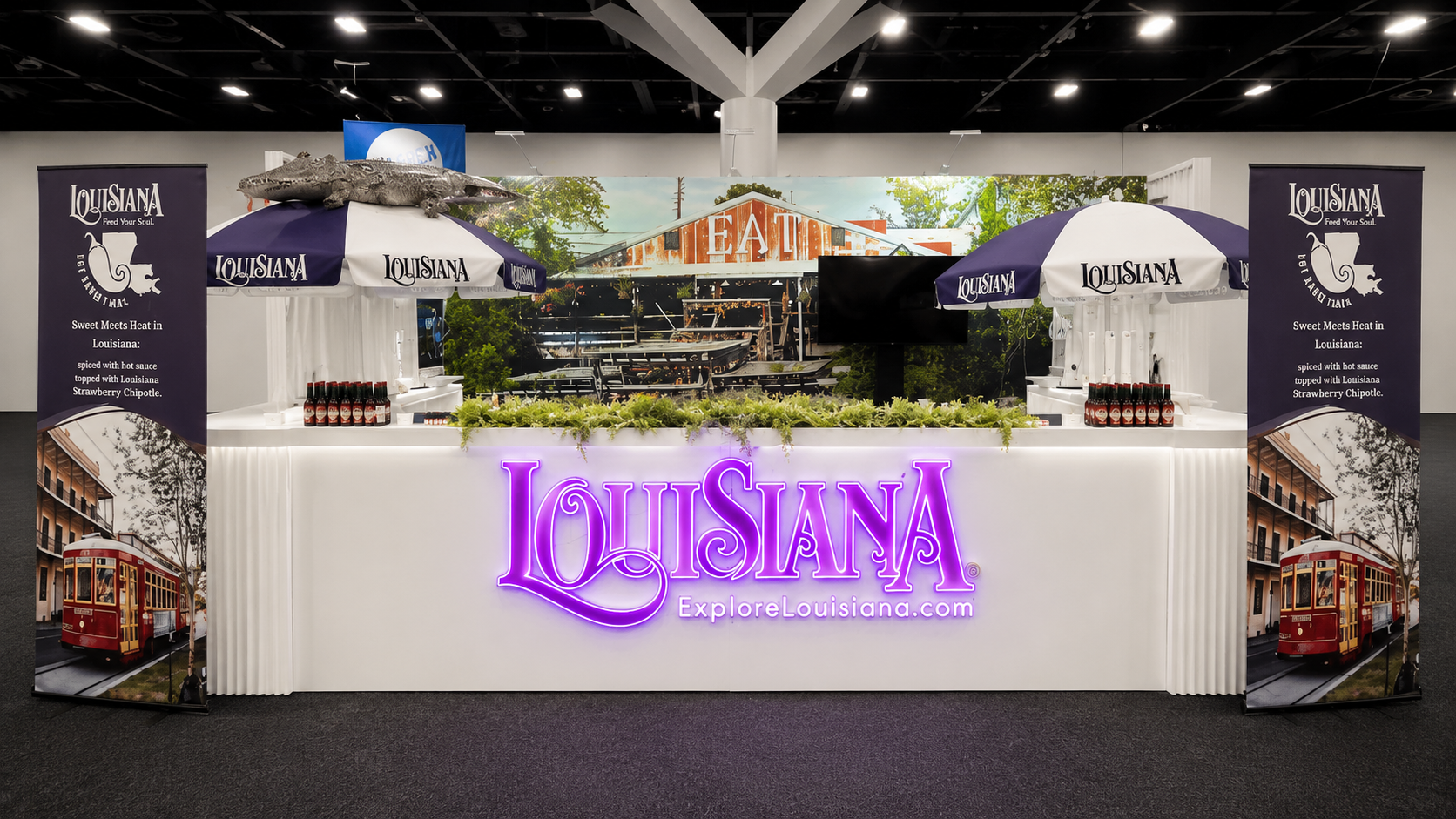 White U Shaped Bar at Food and Wine Festival.png