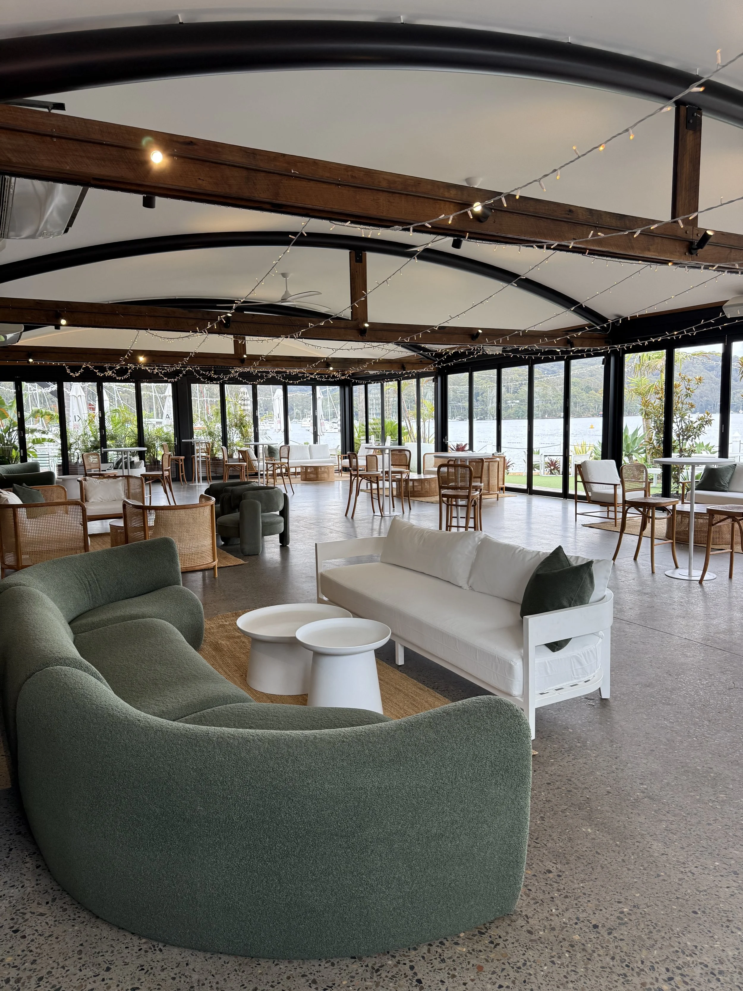corporate event at Pasdena, Northern Beaches | HYRE EVENTS | Furniture Hire