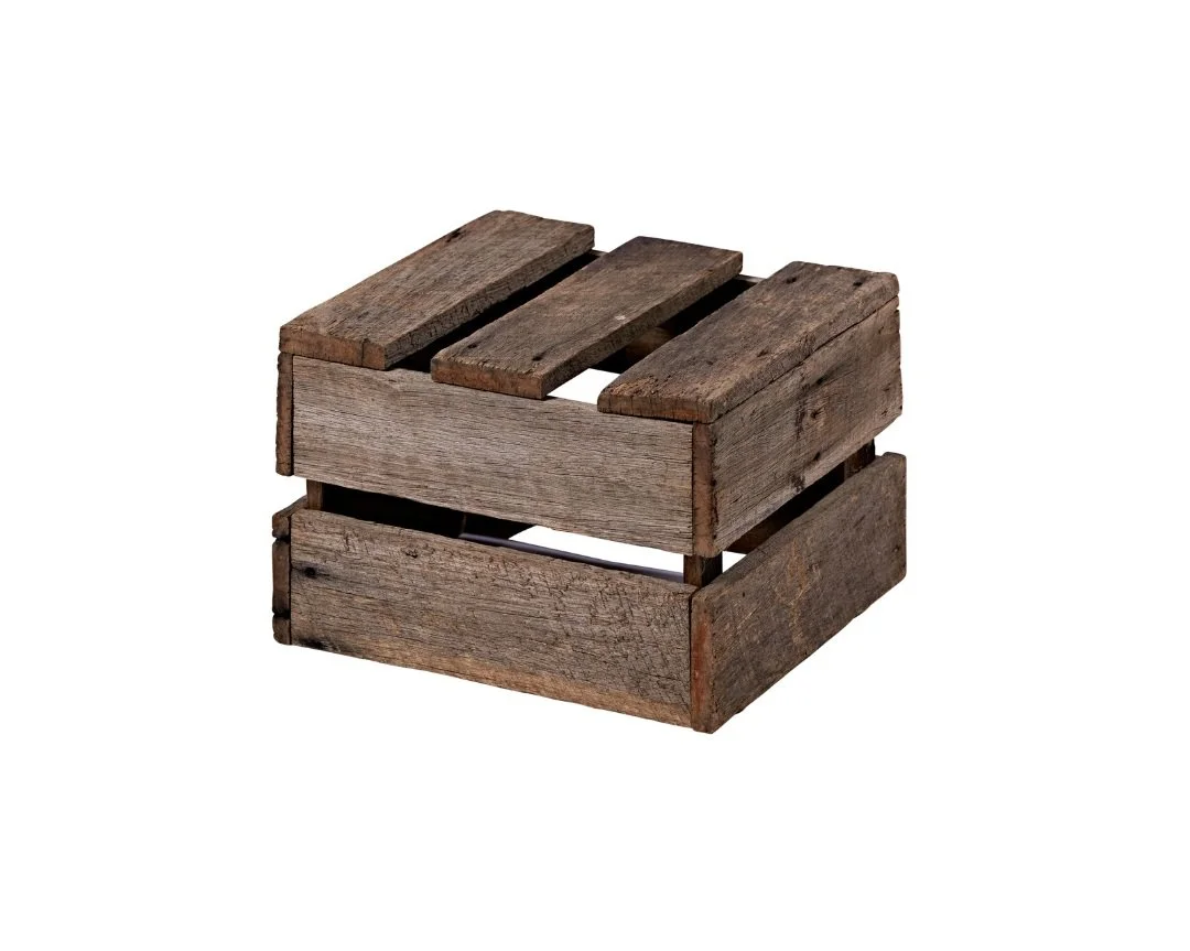 timber crate hire | HYRE EVENTS