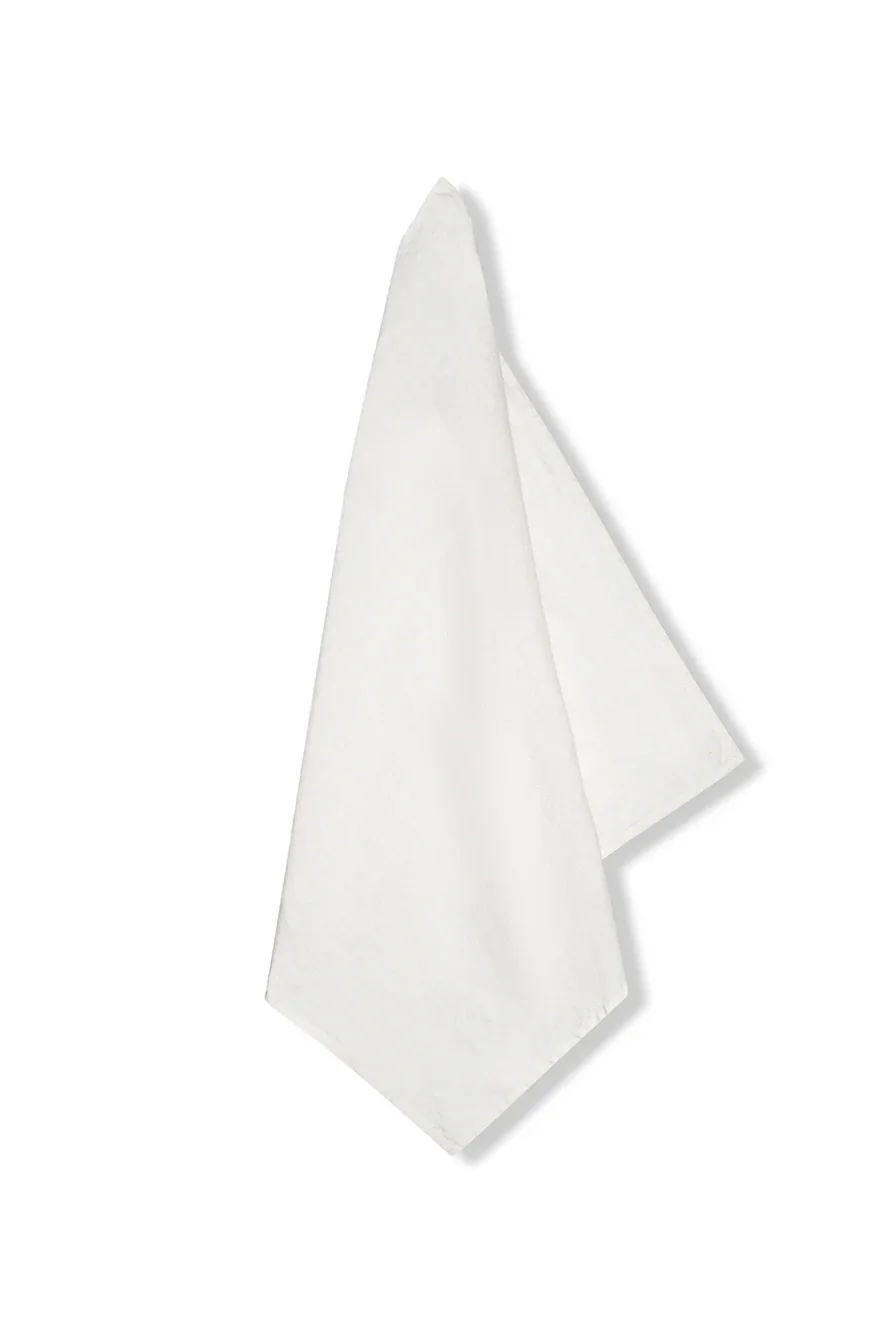 WHITE LINEN BLEND NAPKIN
