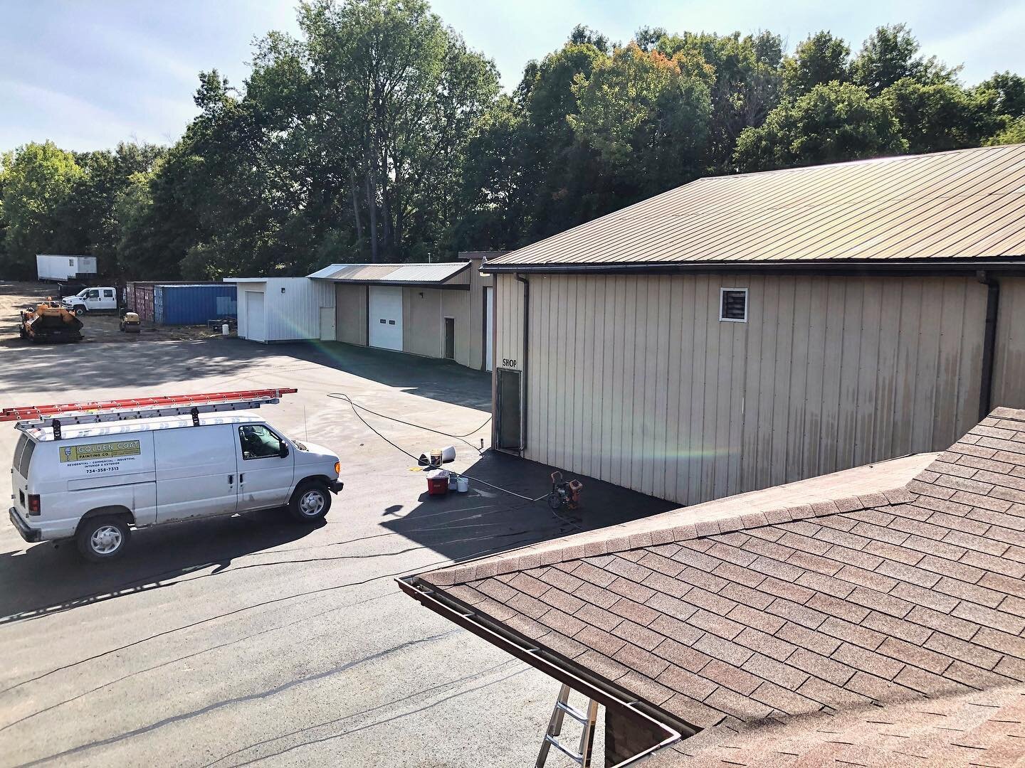 Getting started on our favorite type of project this week! Industrial exterior in Manchester.
