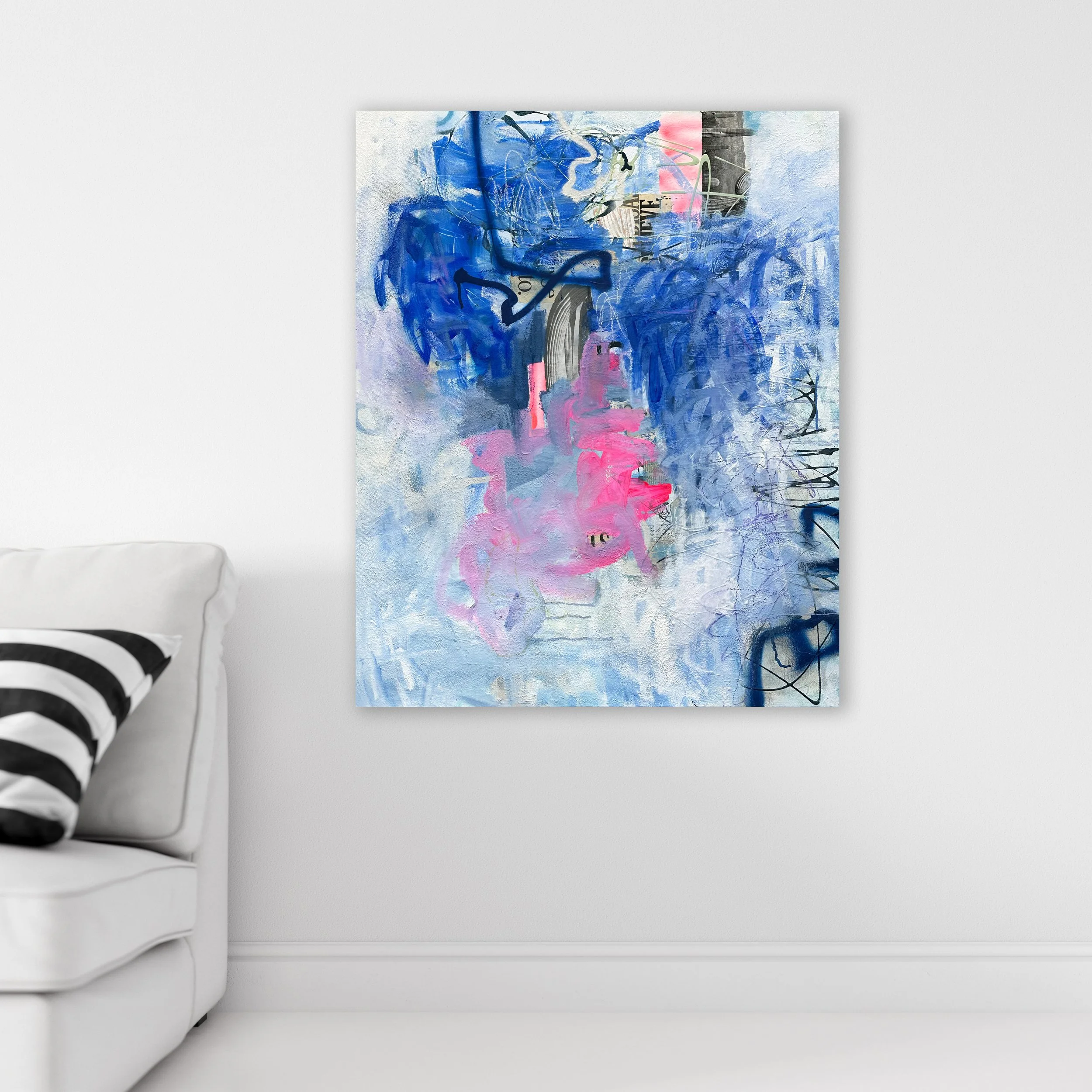 PINK THEME, Mixed medium,  14x11