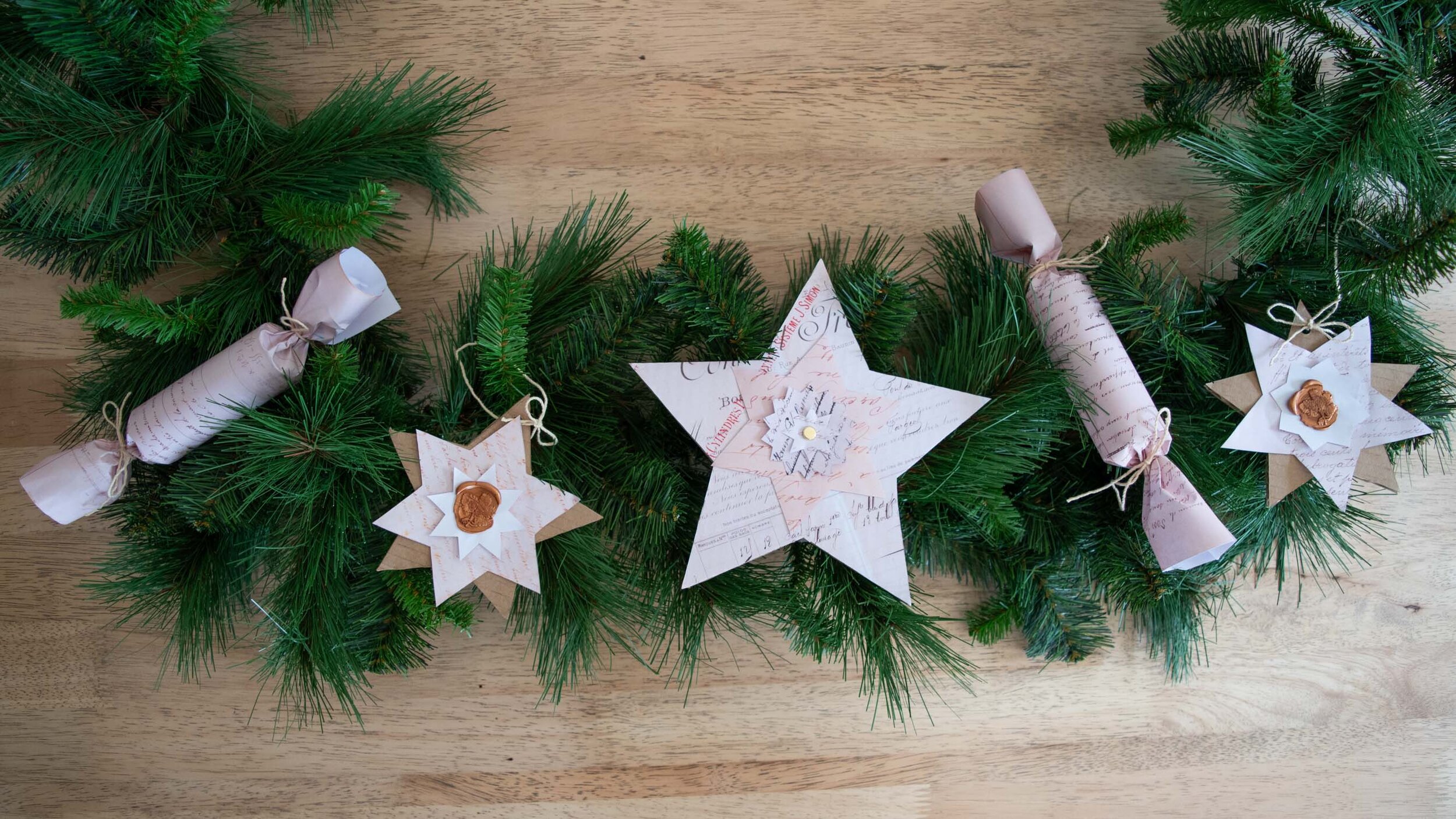 How to make paper Christmas decorations — Mina & Maud