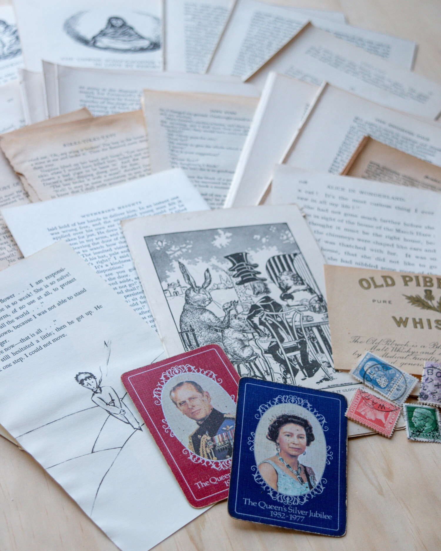The Literature Lover - Vintage paper ephemera — Mina & Maud