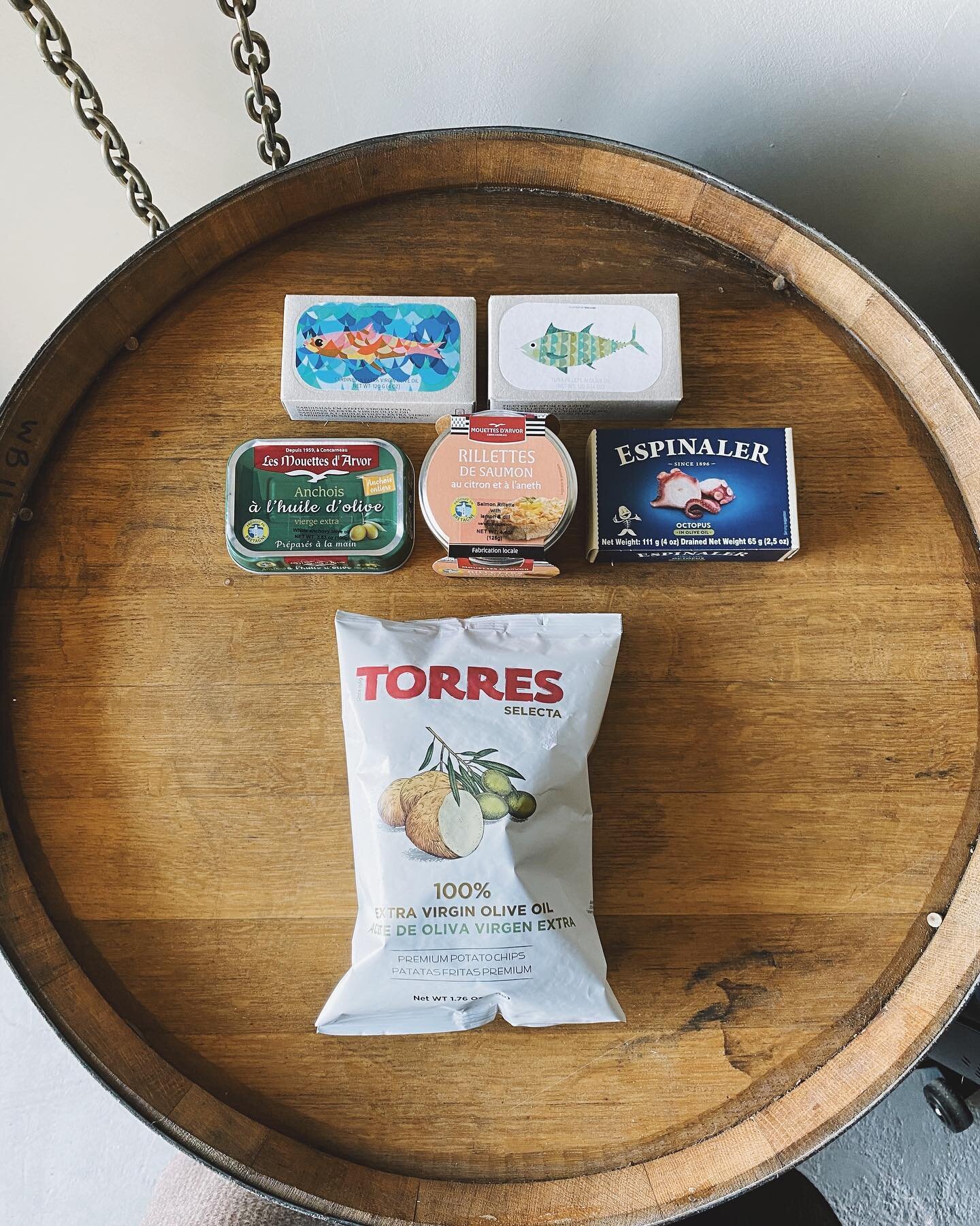 In addition to flights &amp; bottles to-go, we&rsquo;ve been continuously stocking our Larder with conservas that you can enjoy during a tasting, alongside a bottle, or at home. We&rsquo;ve recently added a few more options for you &mdash; all source