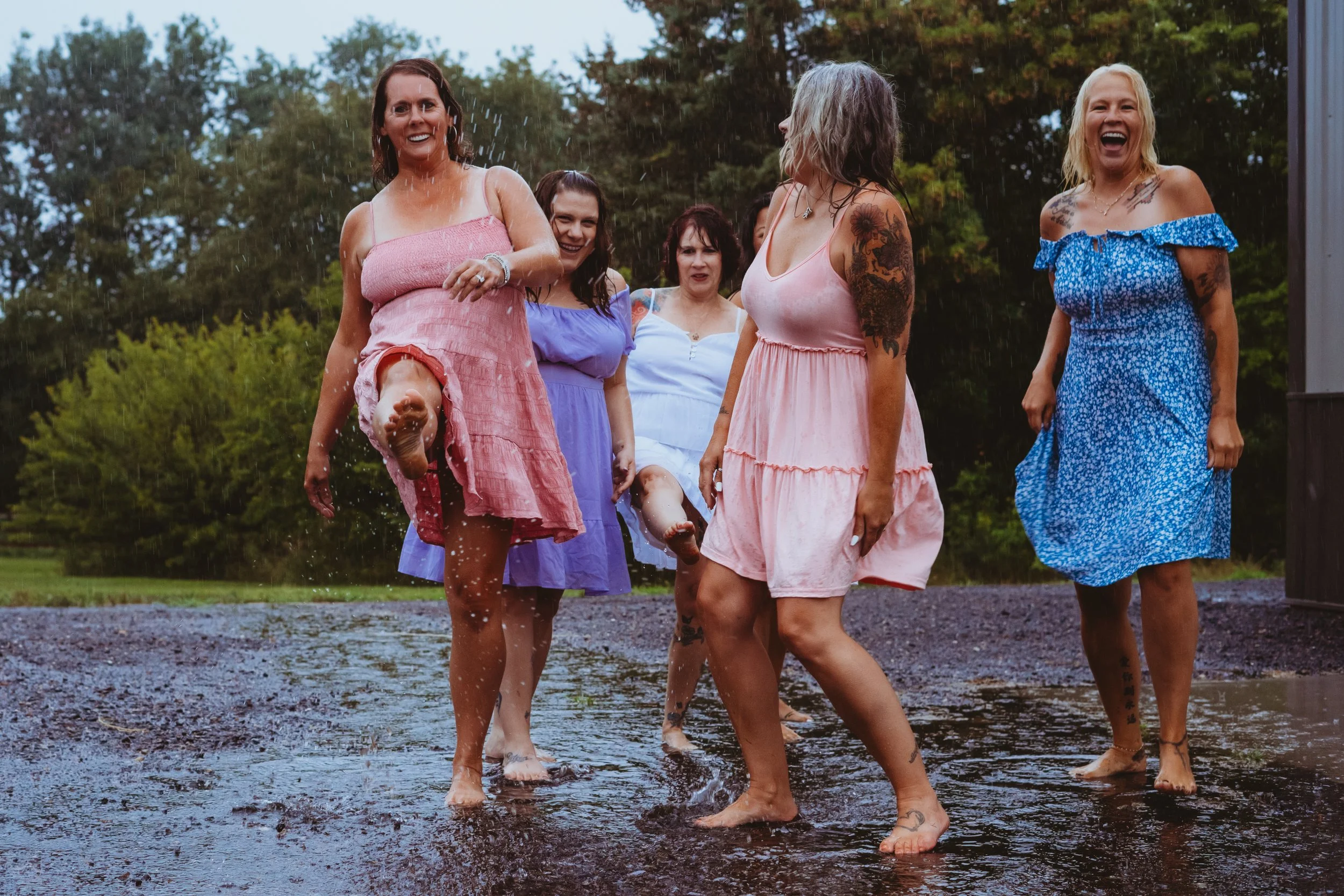 Group boudoir photoshoot at ENVY Beauty + Boudoir in Princeton, MN—celebrating confidence, connection, and unstoppable feminine energy.
