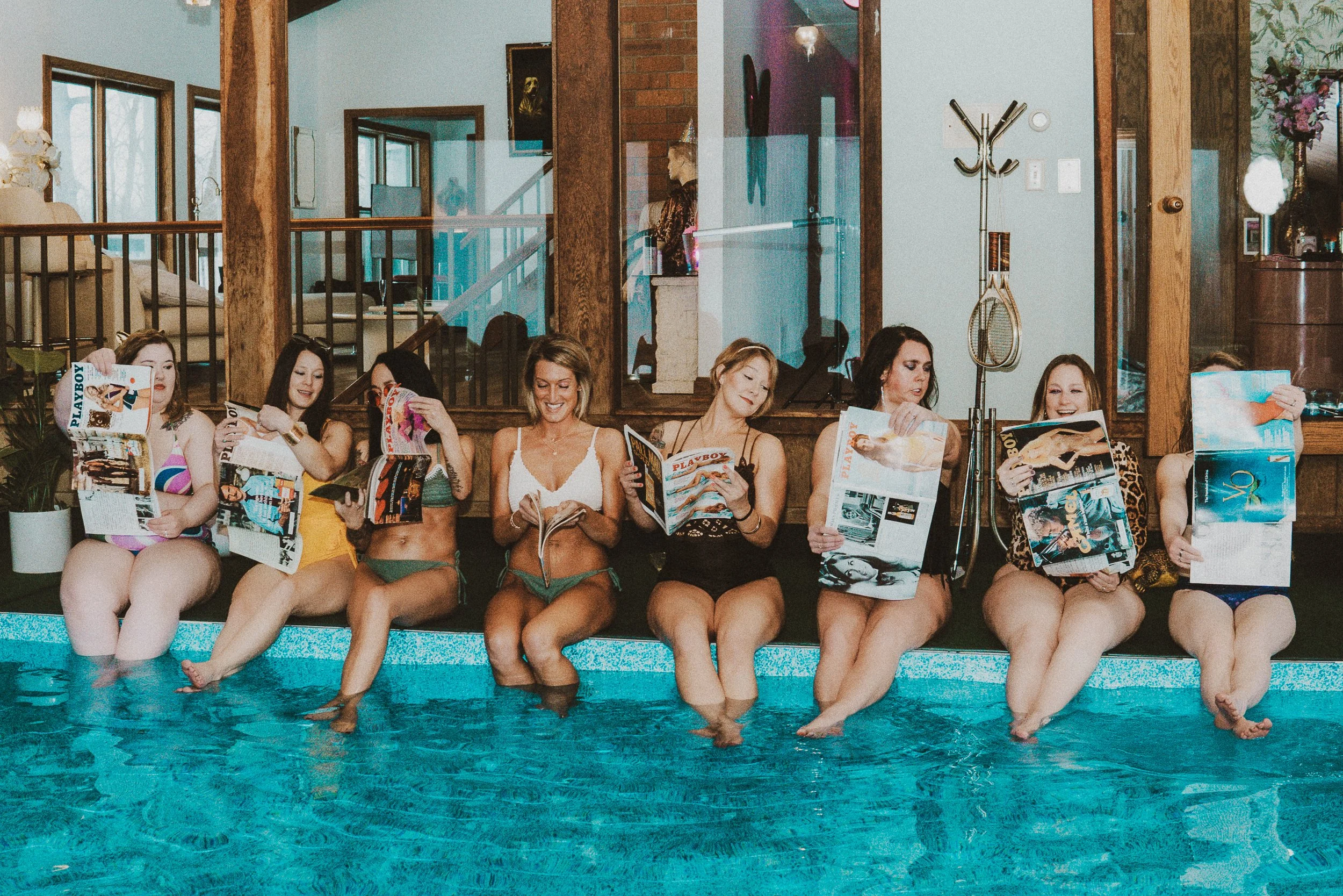 Group boudoir photography experience designed to help Minnesota women embrace confidence and celebrate every curve.