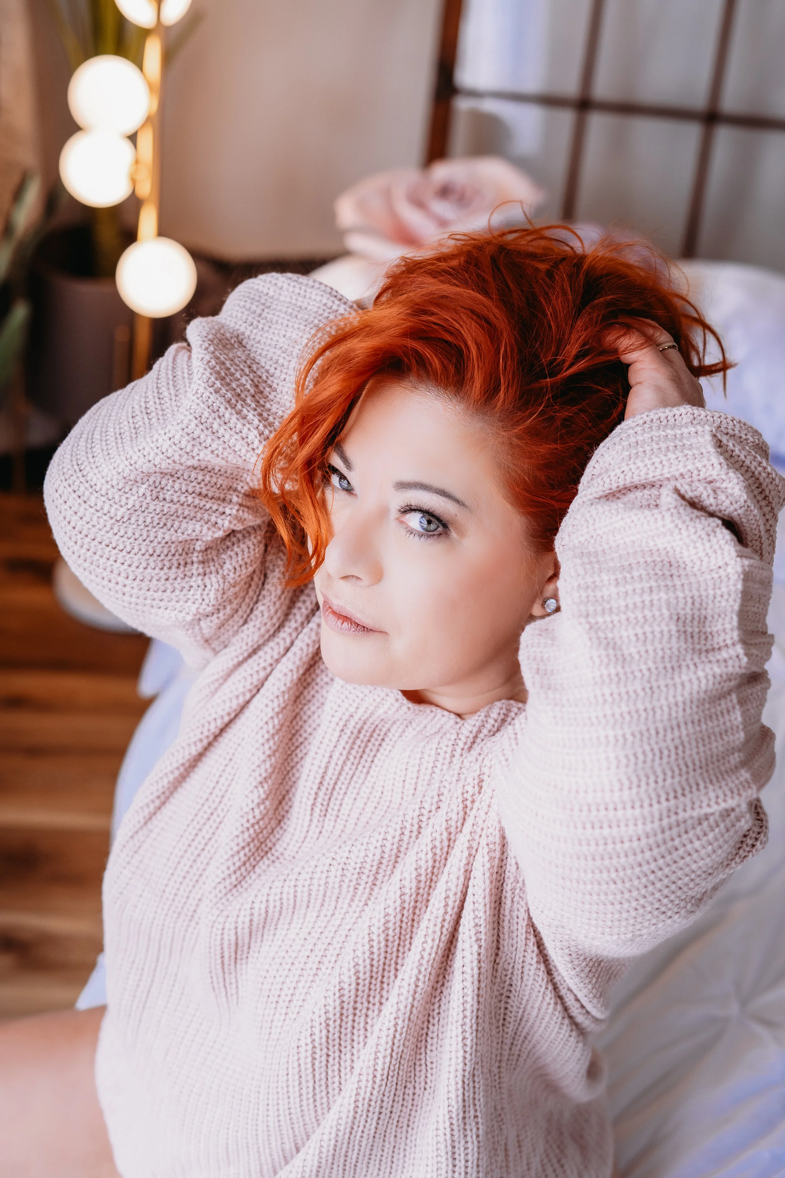 Luxury boudoir studio in Princeton, Minnesota by Sheri Hiller at ENVY Beauty + Boudoir. Empowering women to feel confident and beautiful.