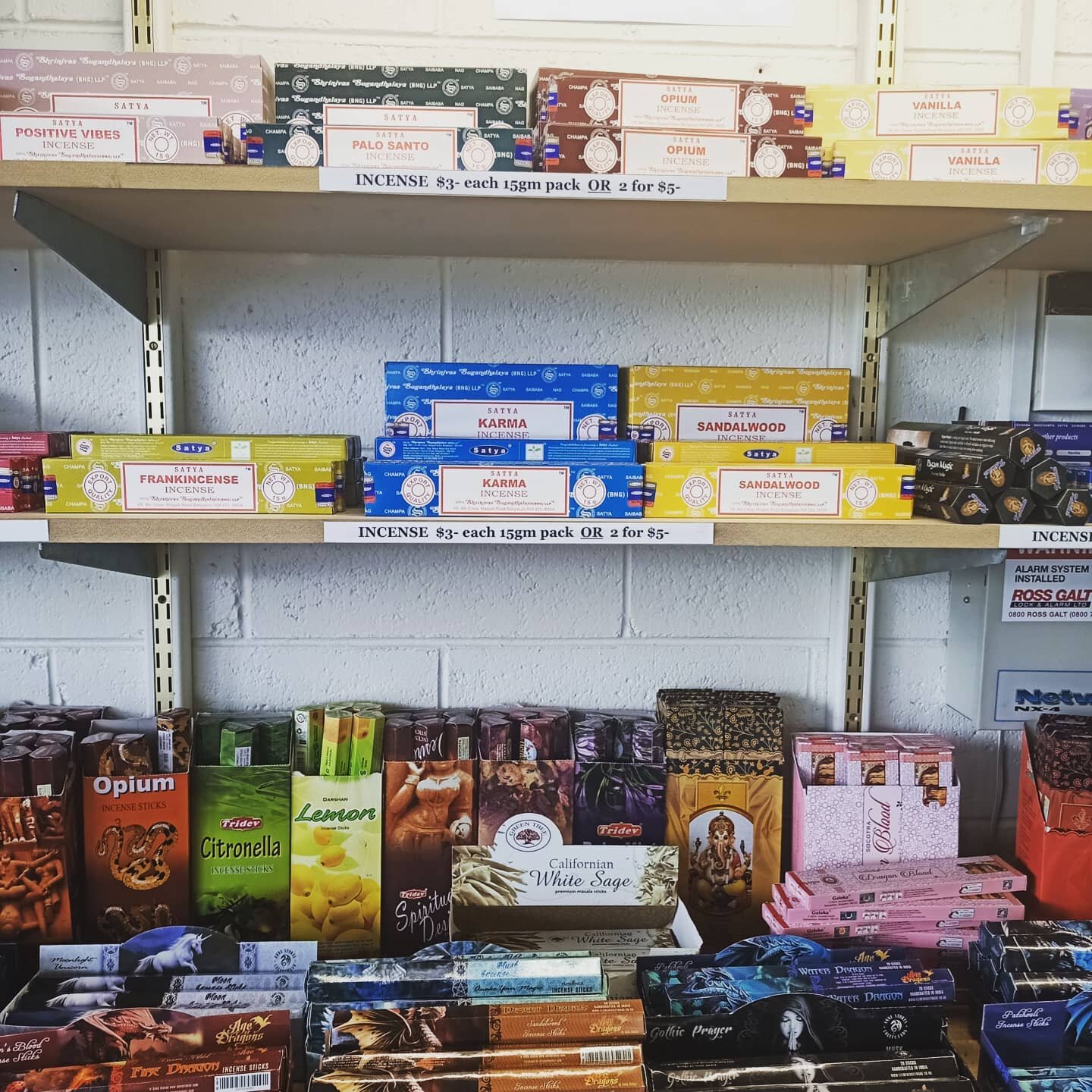 All 15gm incense boxes 
$3 each or 2for $5
Yes that includes the Nag Champa Satya range

In-store at 
Soap Shack Emporium
383 Main South Rd Hornby
LATE NIGHT TONIGHT

#incense #gifts #naturalhealth #hempproducts #healthandwellbeing #shampoobars #supp