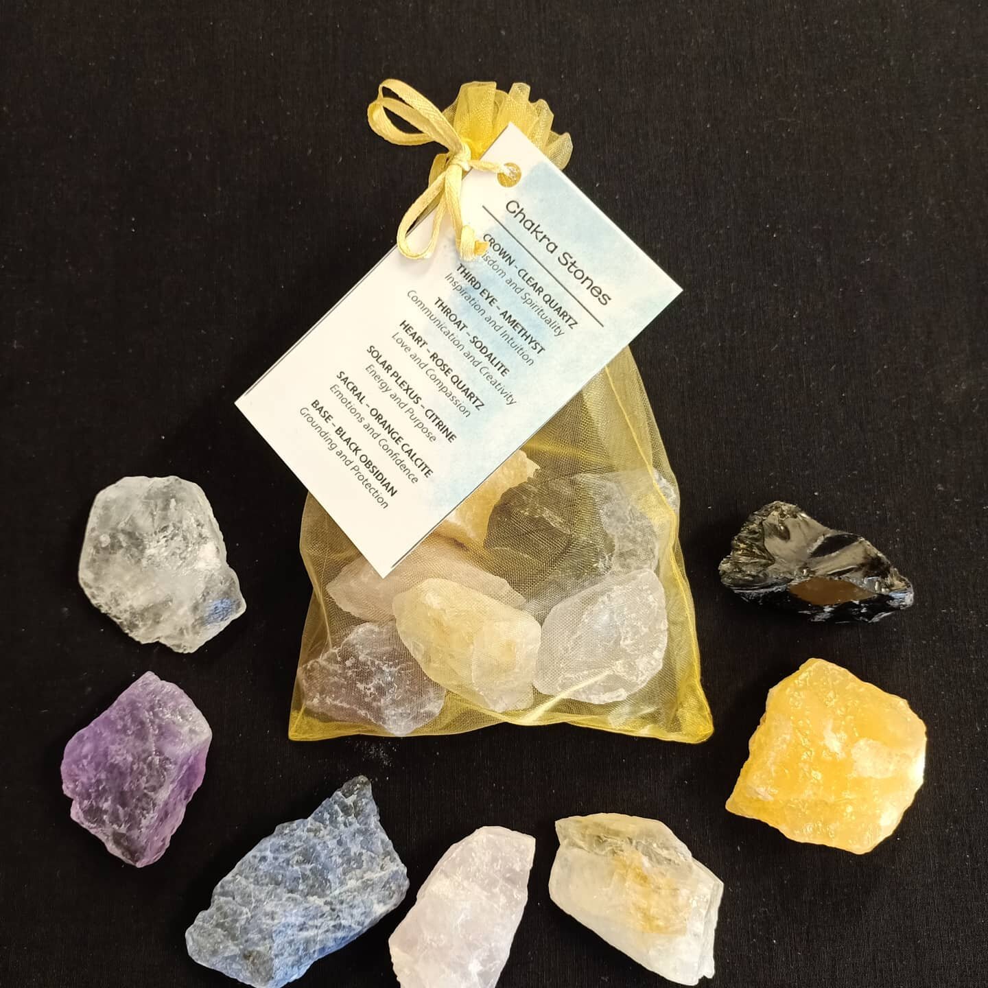 Lge raw crystal
Chakra sets 
$28 

www.soapshackemporium.com

Or in-store at 
383 Main South Rd Hornby

#crystals #gifts #staywell #spiritual #love #supportlocalbusiness #bestoftheday #blessings