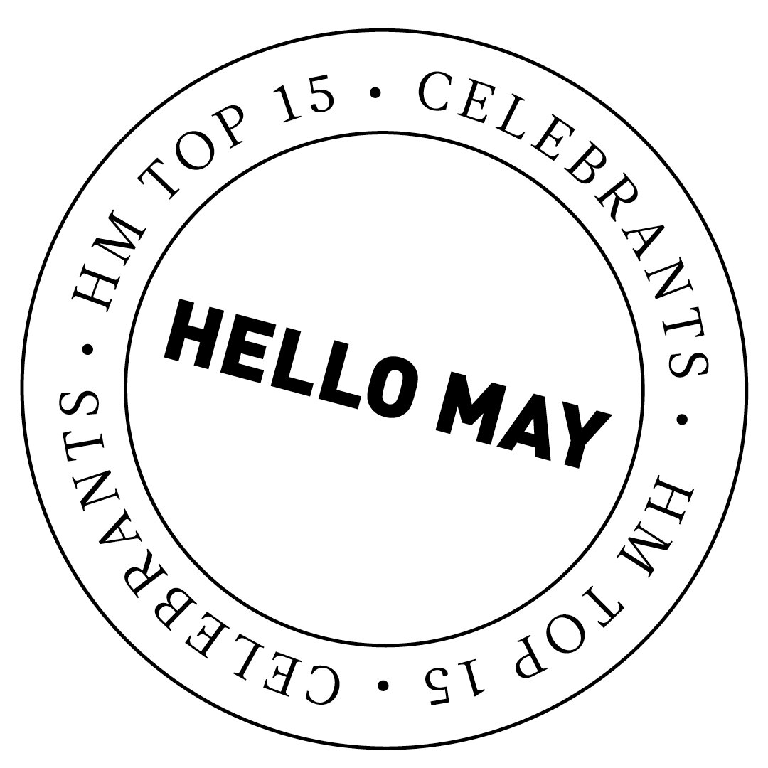 HELLO MAY Top 15 Celebrants Logo 2020
