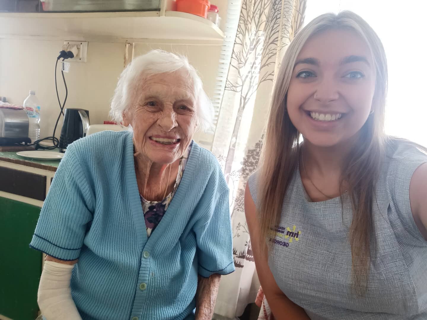 Yesterday was Muriel's 103rd birthday! 😱

Muriel is one of our longest clients here at HM, and served in the airforce in WW2! We are grateful to be involved in her care, and to learn from her experiences ❤️ Still living independently after all these