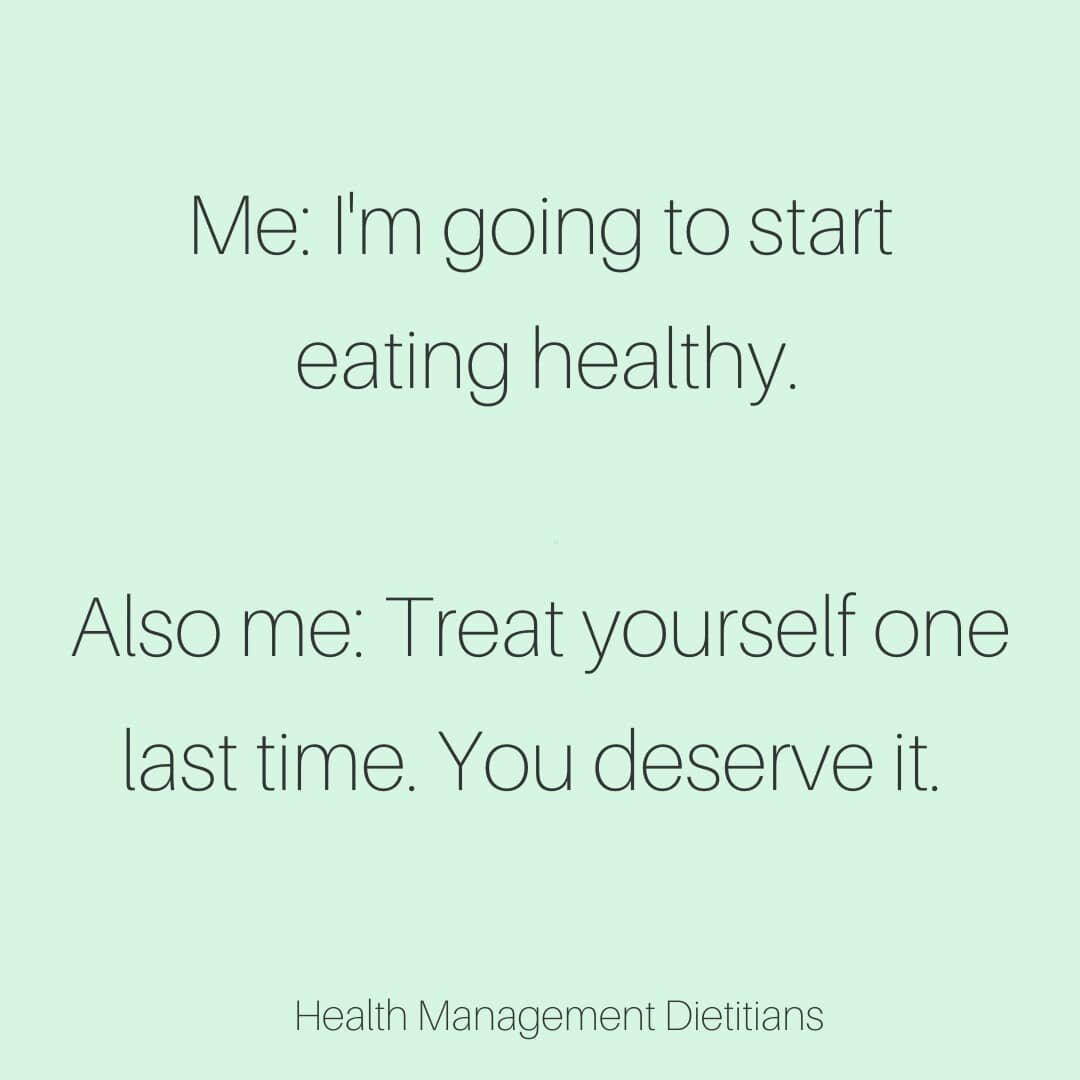 Just one last time... 🤷🏻&zwj;♀️

What defines a 'treat' to you? 🤔

A diet doesn&rsquo;t have to exclude all of your favourite foods&hellip; in fact the best diets still include them (within moderation of course! 😜)

Our dietitians can help you es