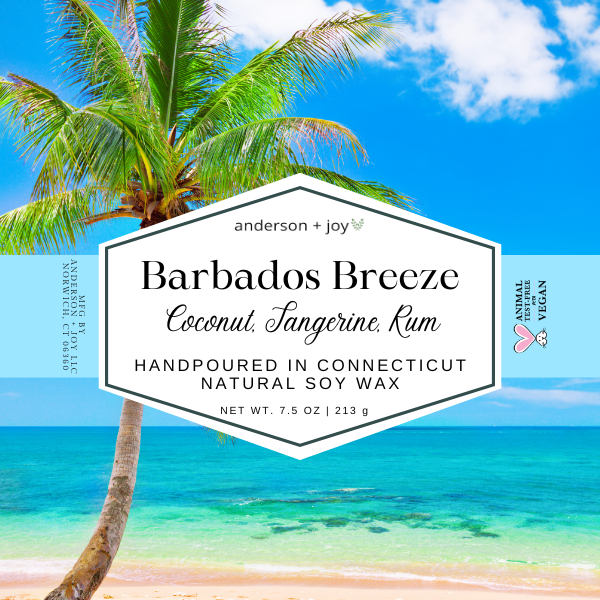 Barbados Breeze - Natural Soy Candle