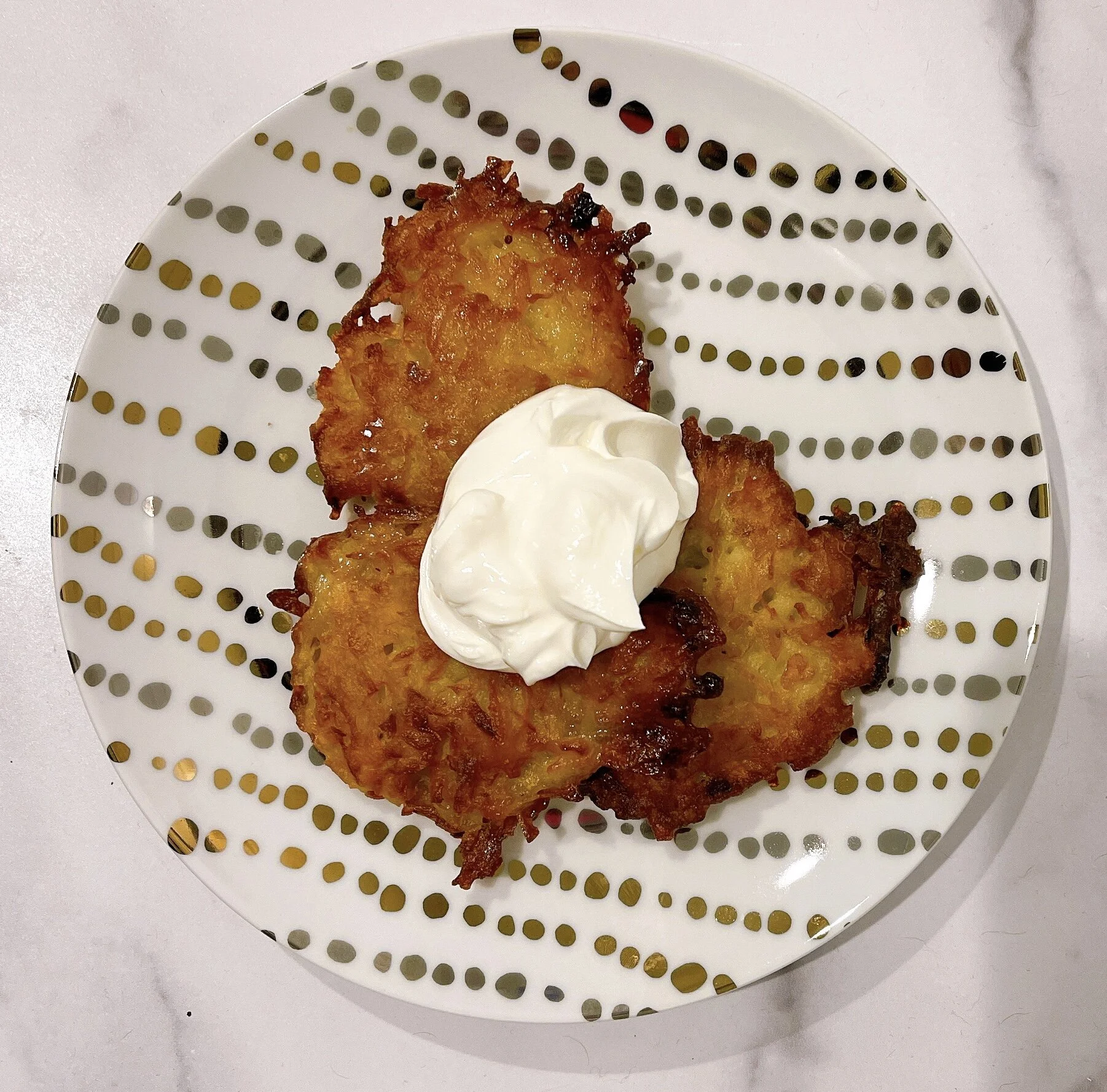 Oven-Fried Potato Latkes