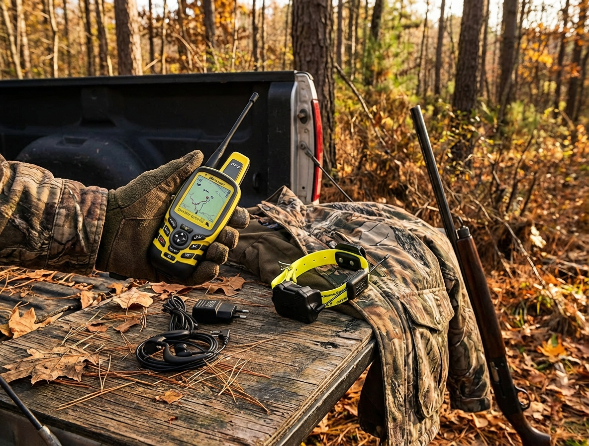 make a scene for this hunting dog gps device.png