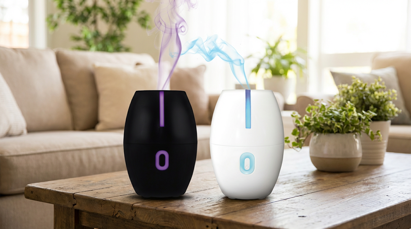 crea una scena per questo aroma diffuser.png