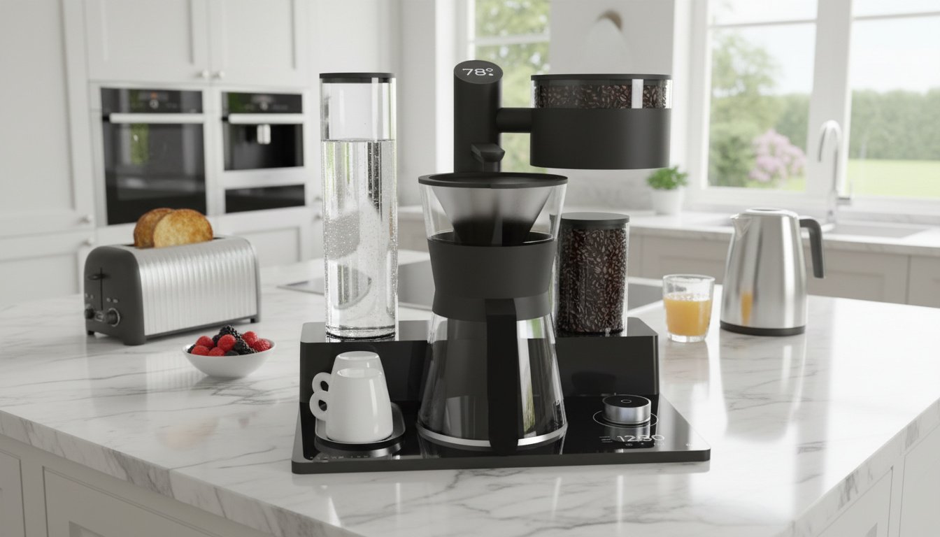 Java Wanshida Specialty Drip Coffee Maker with Built-in Grinder 2021