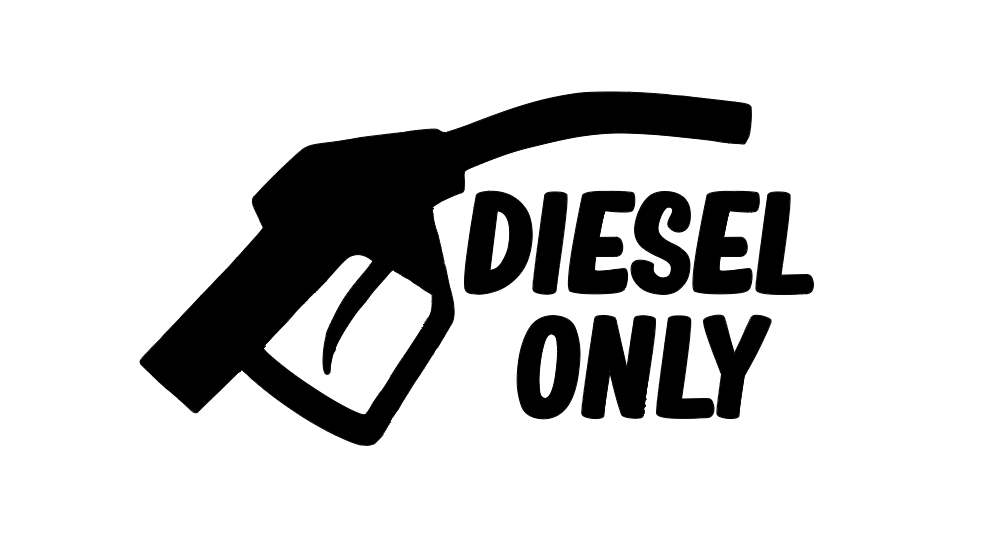 Sticker Diesel, only the Brave