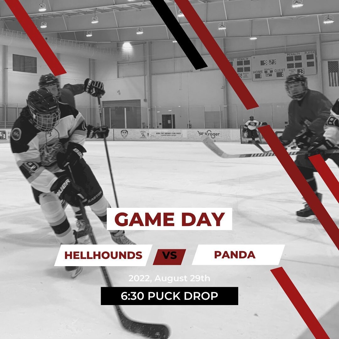6:30 puck drop tonight. Hounds vs. Panda(s?). LFG.

aWoOoO!!
.
.
.
#eastsidehellhounds #onyourtrail #beerleaguehockey