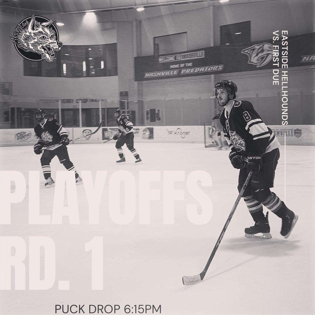 Game day is here. Playoffs are here. Come out and get loud. Puck drops at 6:15 Let&rsquo;s go Hounds!!

aWoOoO!!
.
.
.
#eastsidehellhounds #onyourtrail #eastsidemusicsupply #violentgentlemen #beerleaguehockey