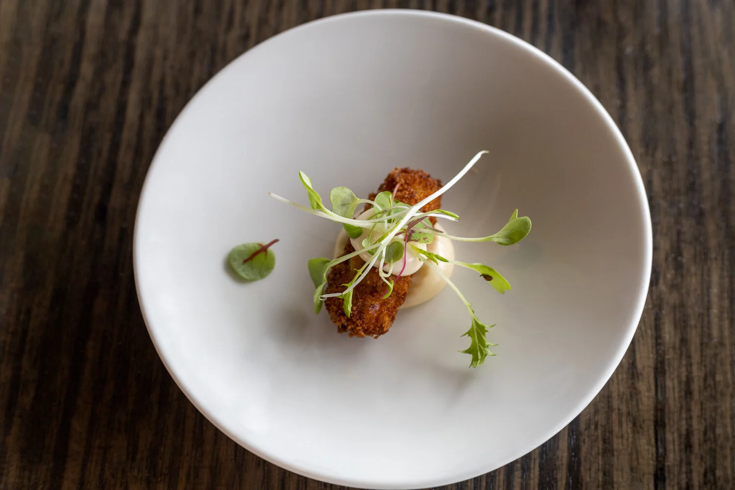Croquette on aioli