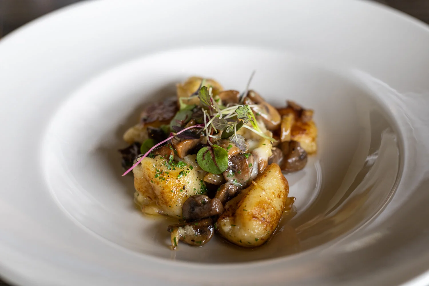 mushroom gnocchi