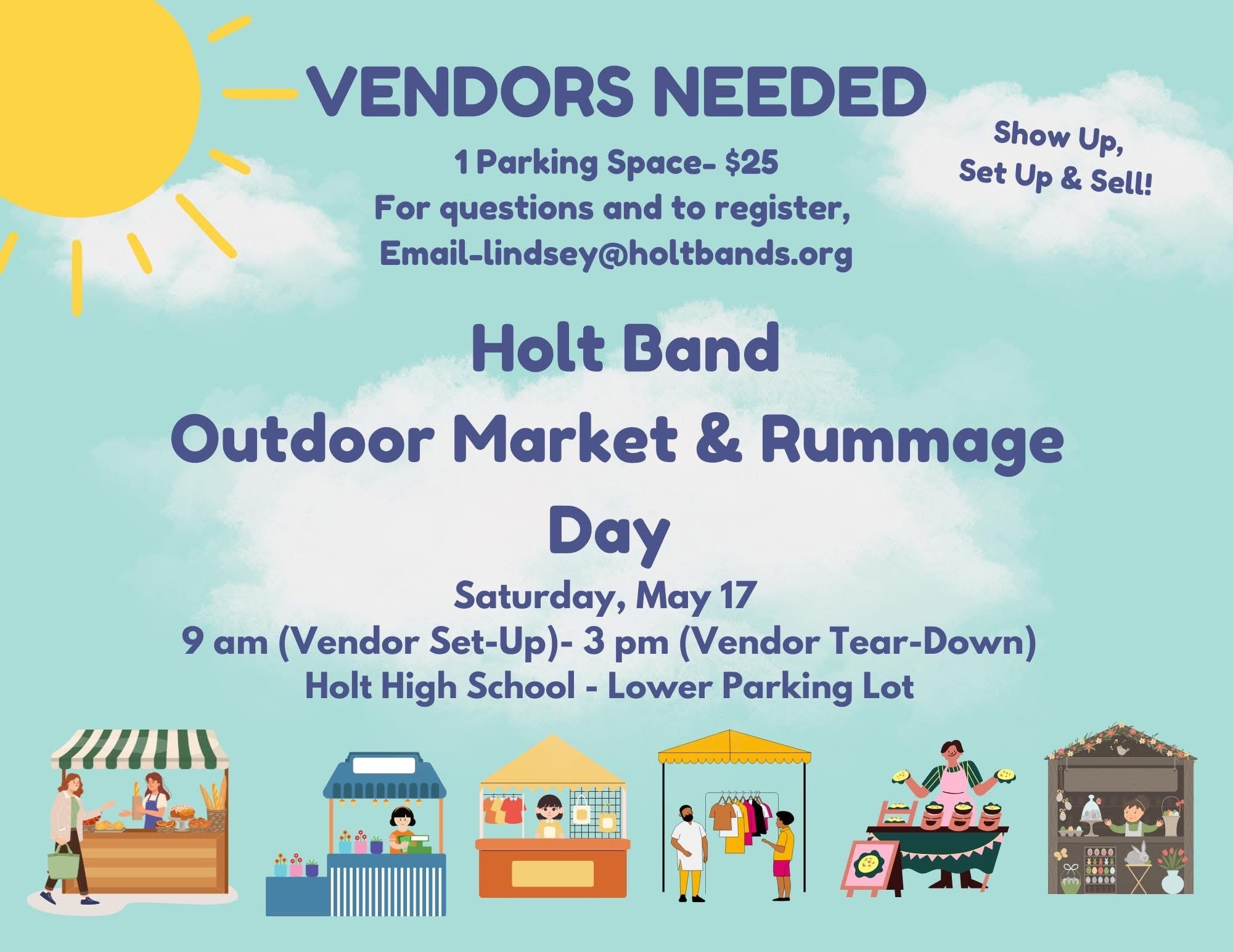 Outdoor Market & Rummage Sale Vendor Spot