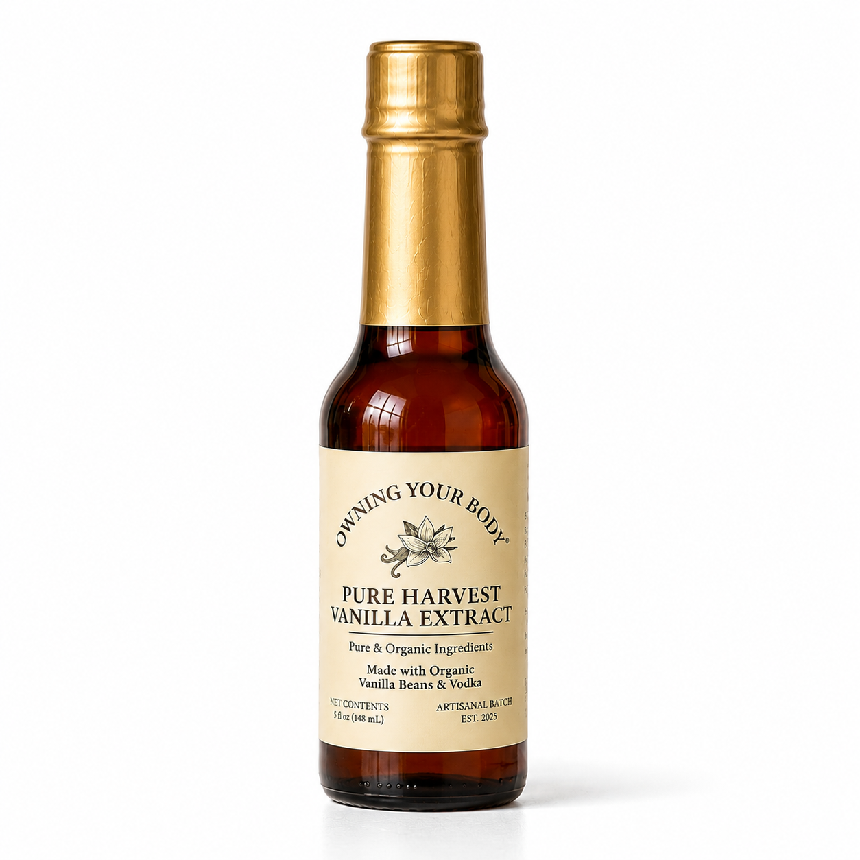 Pure Harvest Premium Organic Vanilla Extract - 5 fl oz