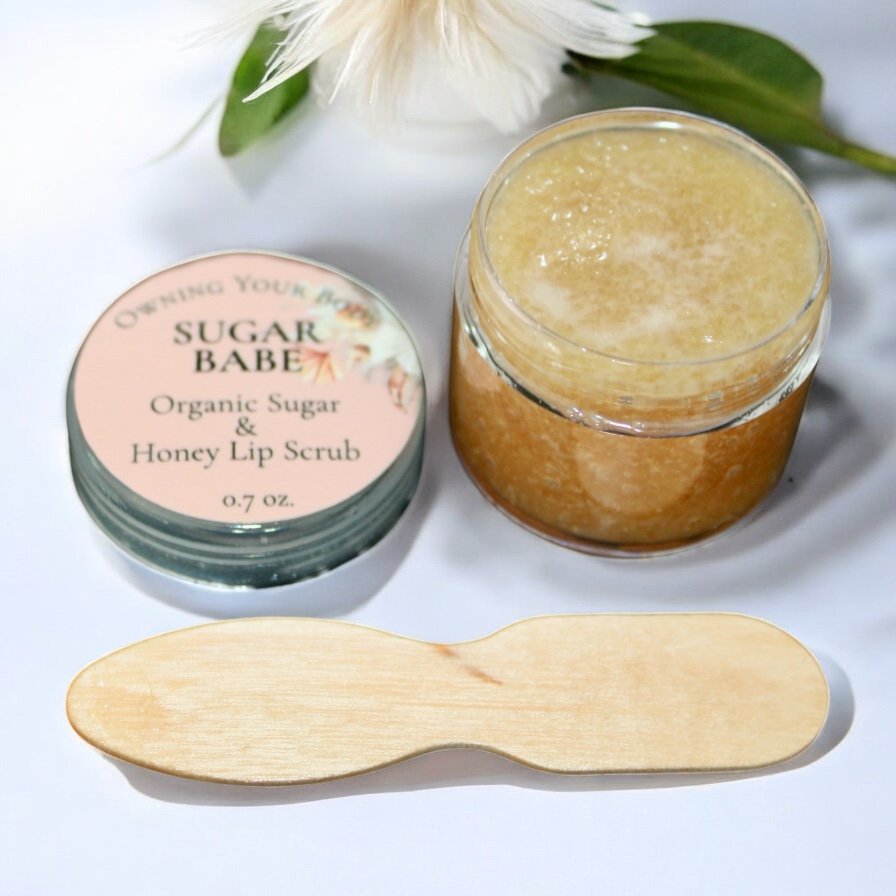 Buy SUGAR BABE Organic Lip Scrub – Honey & Sugar Exfoliant