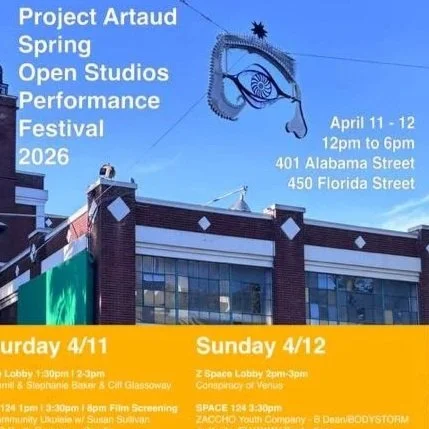 Come enjoy a lot of art from all sorts of artists as well as live performances as part of Spring Open studios at Project Artaud. I’ll have my art on the 3rd floor.