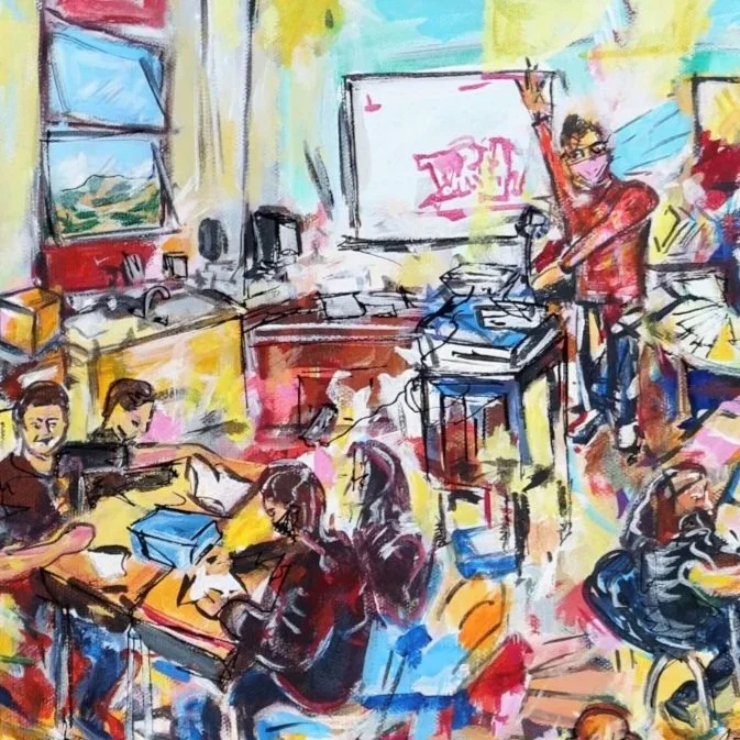 Hot for Teachers group show at The Drawing Room Annex