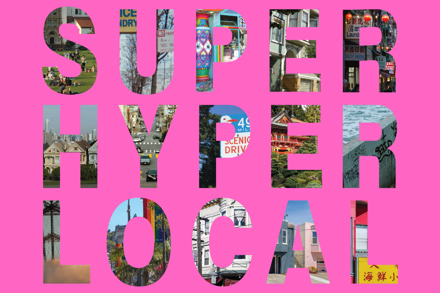 Super Hyper Local group show at The Drawing Room Annex