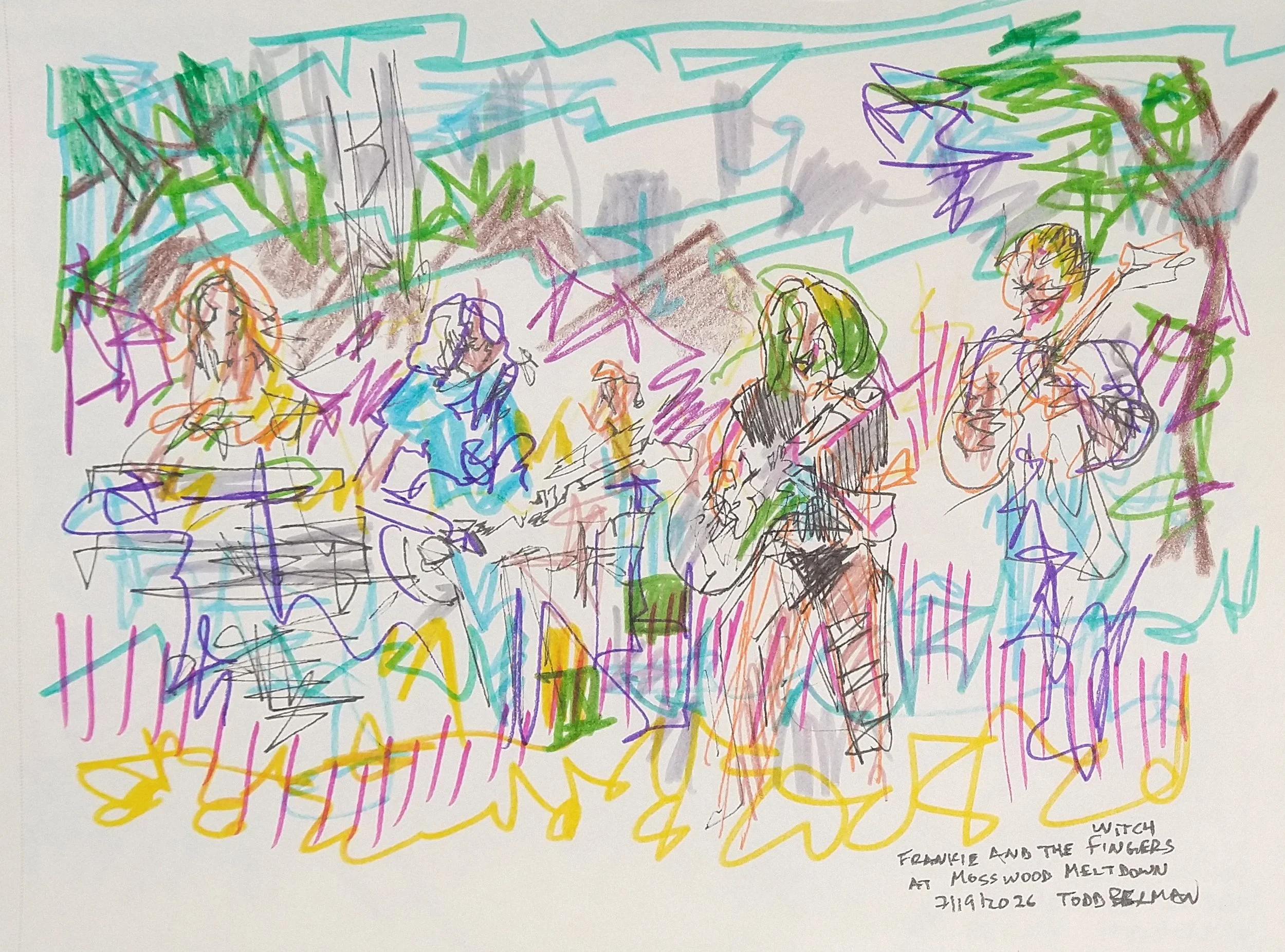 Frankie and the Witch Fingers at Mosswood Meltdown