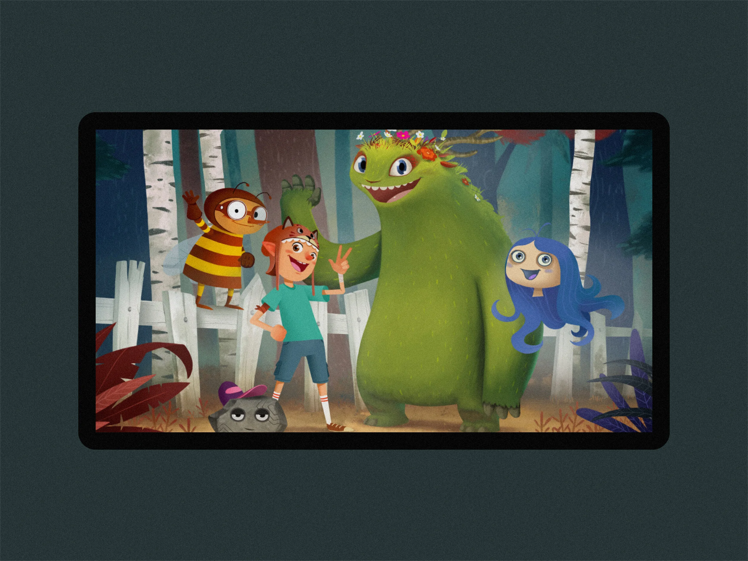 Say hello to the main characters from the beautifully illustrated world of Polinopolis.