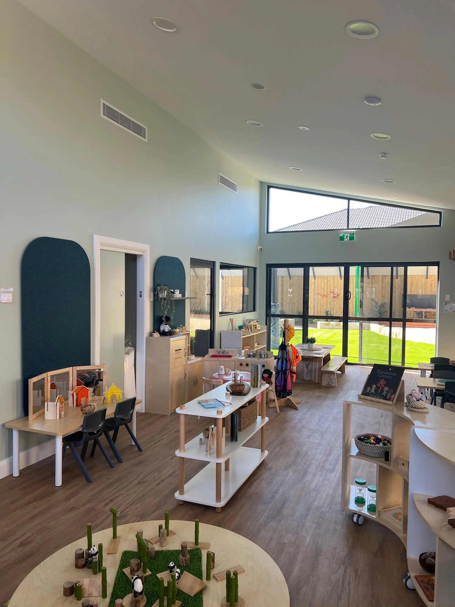 Edmondson Park Childcare Centre, Edmondson Park, Sydney – childcare centre by Archian Architects – playroom with timber furniture