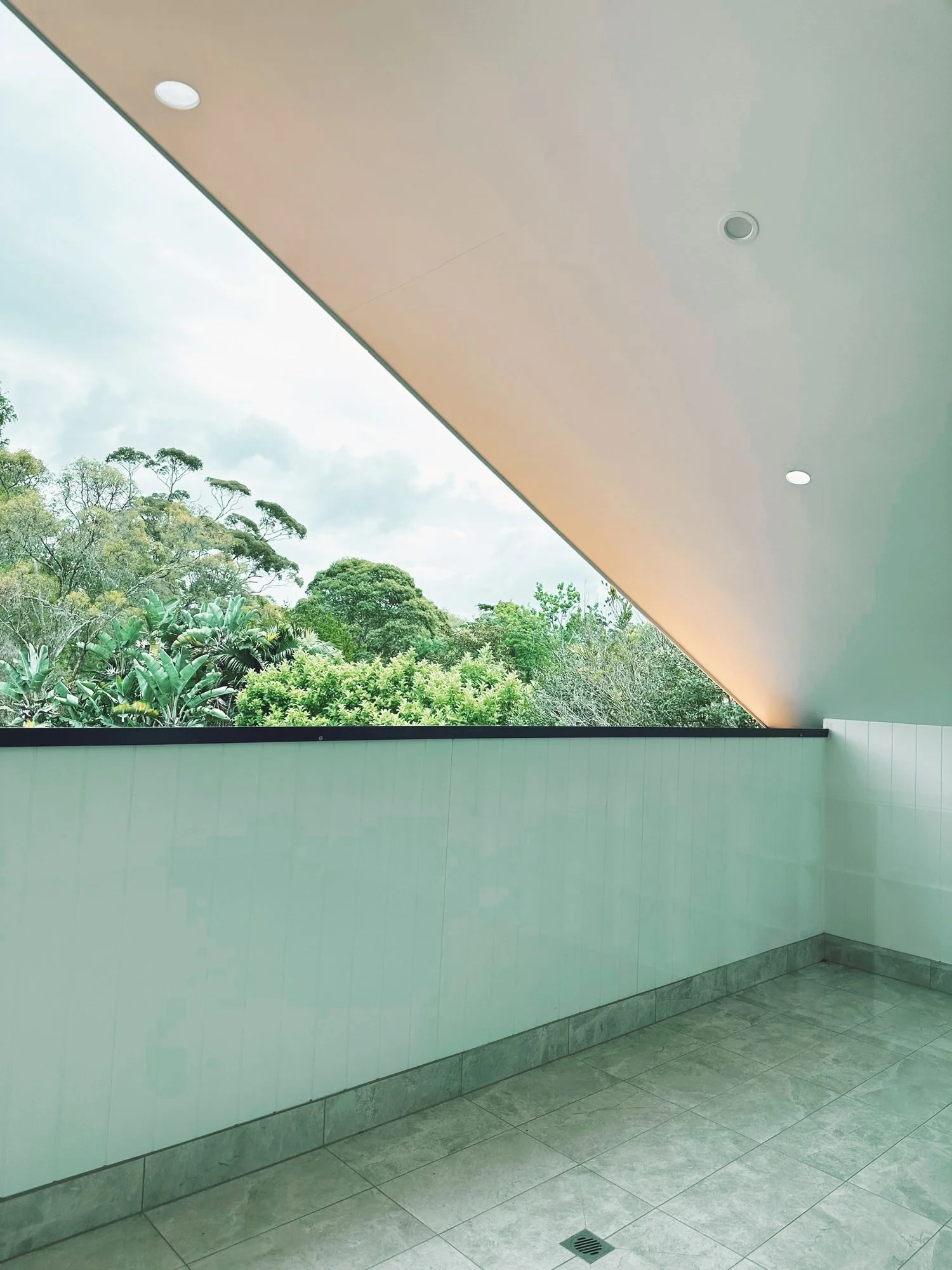 Wahroonga Childcare Centre, Sydney – balcony overlooking trees – Archian Architects