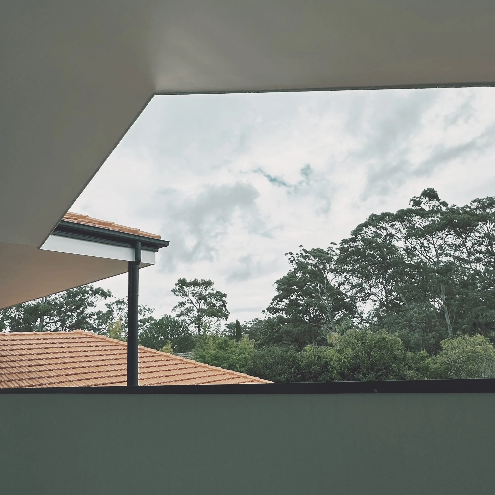 Wahroonga Childcare Centre, Sydney – tree canopy framed by roof edge – Archian Architects