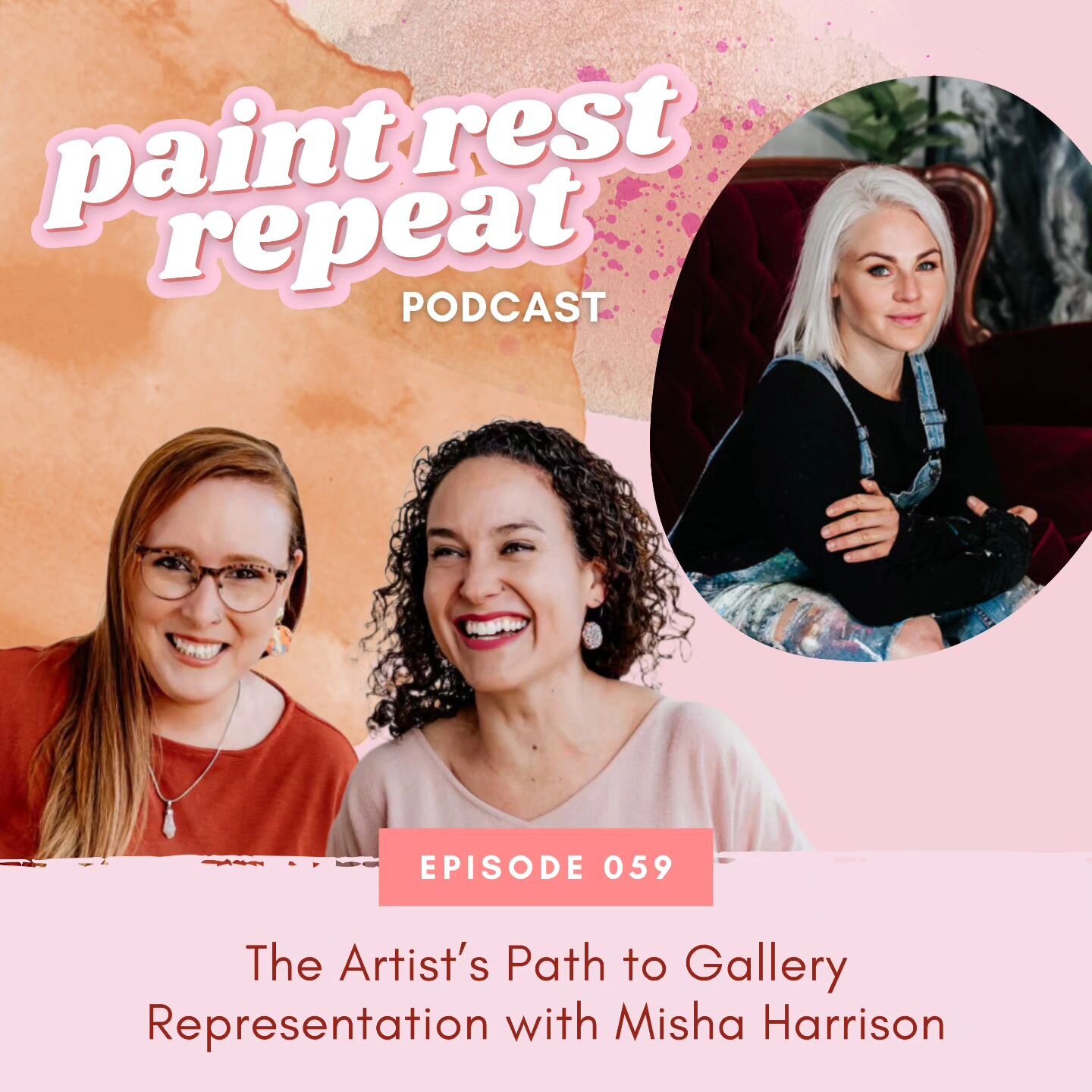This fortnight, @rosgervayart and I bring you a really incredible and inspiring interview with Wollongong based artist @mishaharrisonart - This is the perfect episode for those out there that might be interested in exploring the Gallery route. 

Mish