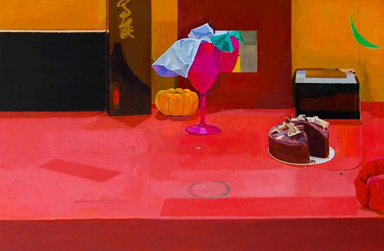  Halloween Still Life  —  Year 1  Oil on Linen  60cm x 90cm  2012   